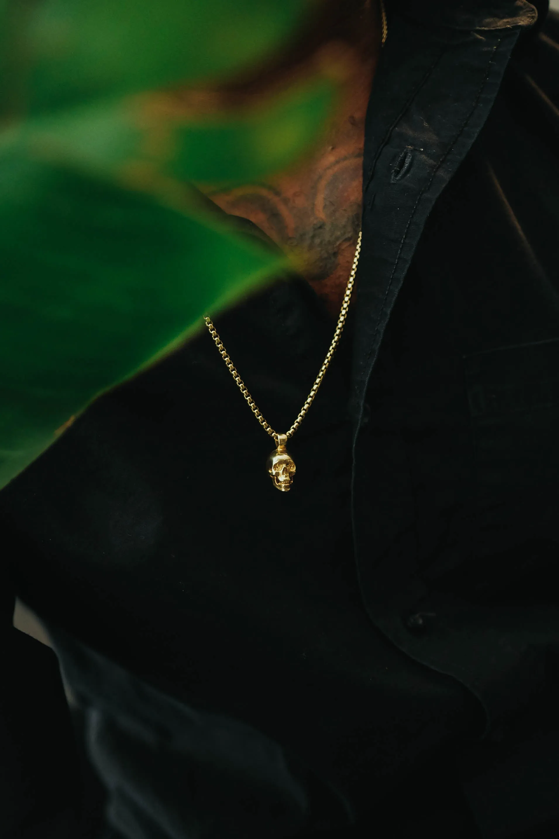 Gold Skull Necklace - Pendant Only - PRIVATE SALE sold by Degs & Sal product image thumbnail 2