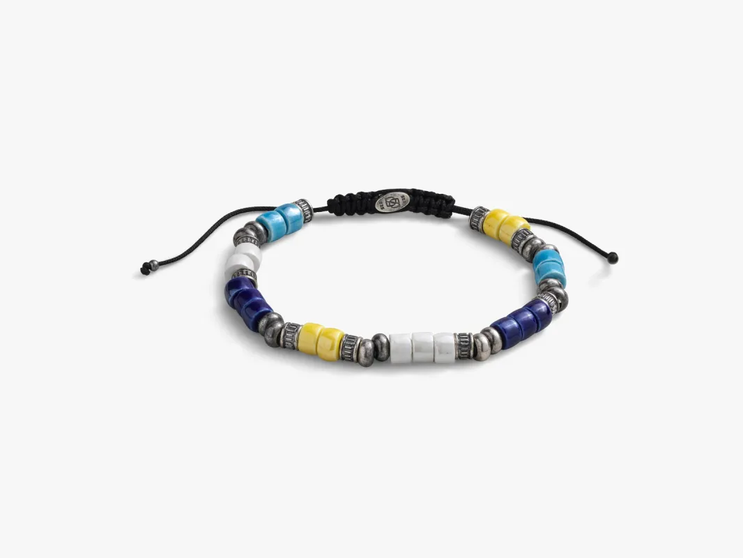 Color Block Beaded Bracelet - PRIVATE SALE sold by Degs & Sal