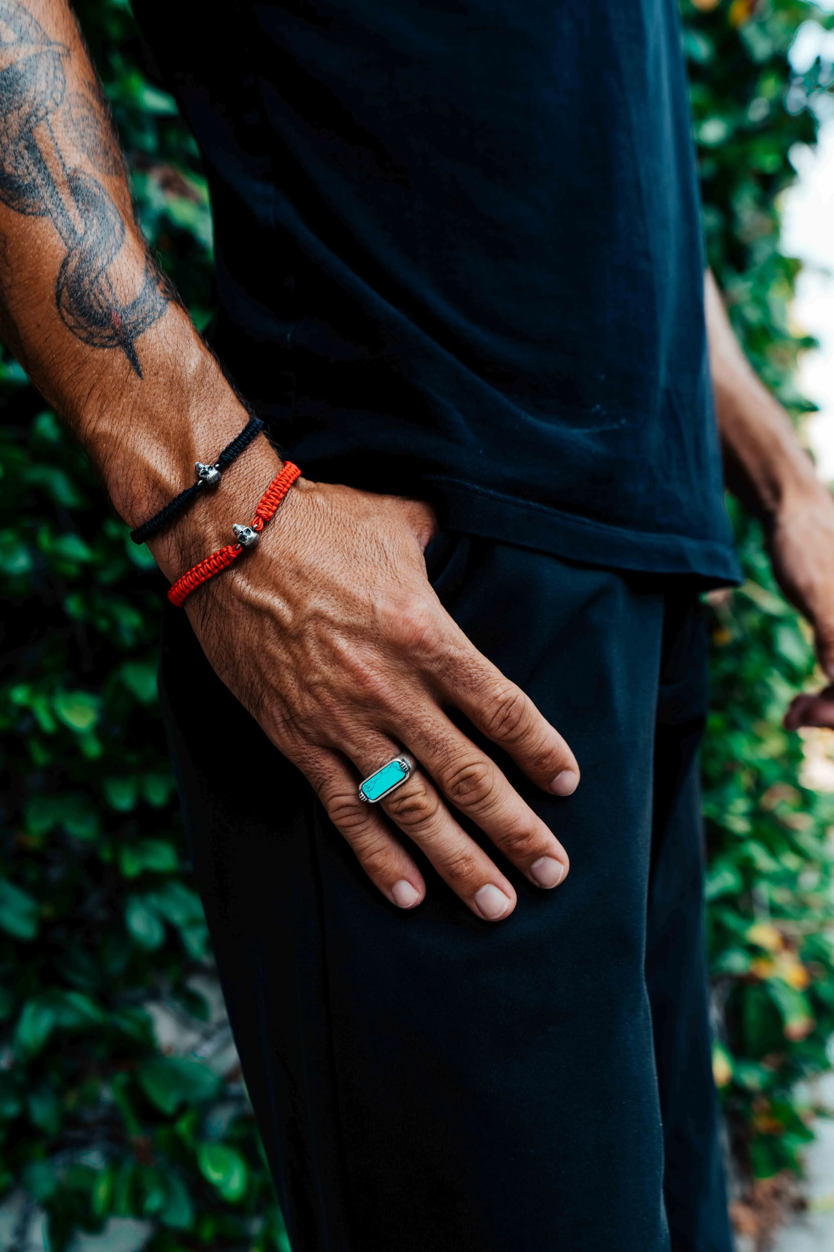 Red Skull Bead Bracelet - PRIVATE SALE sold by Degs & Sal product image thumbnail 2