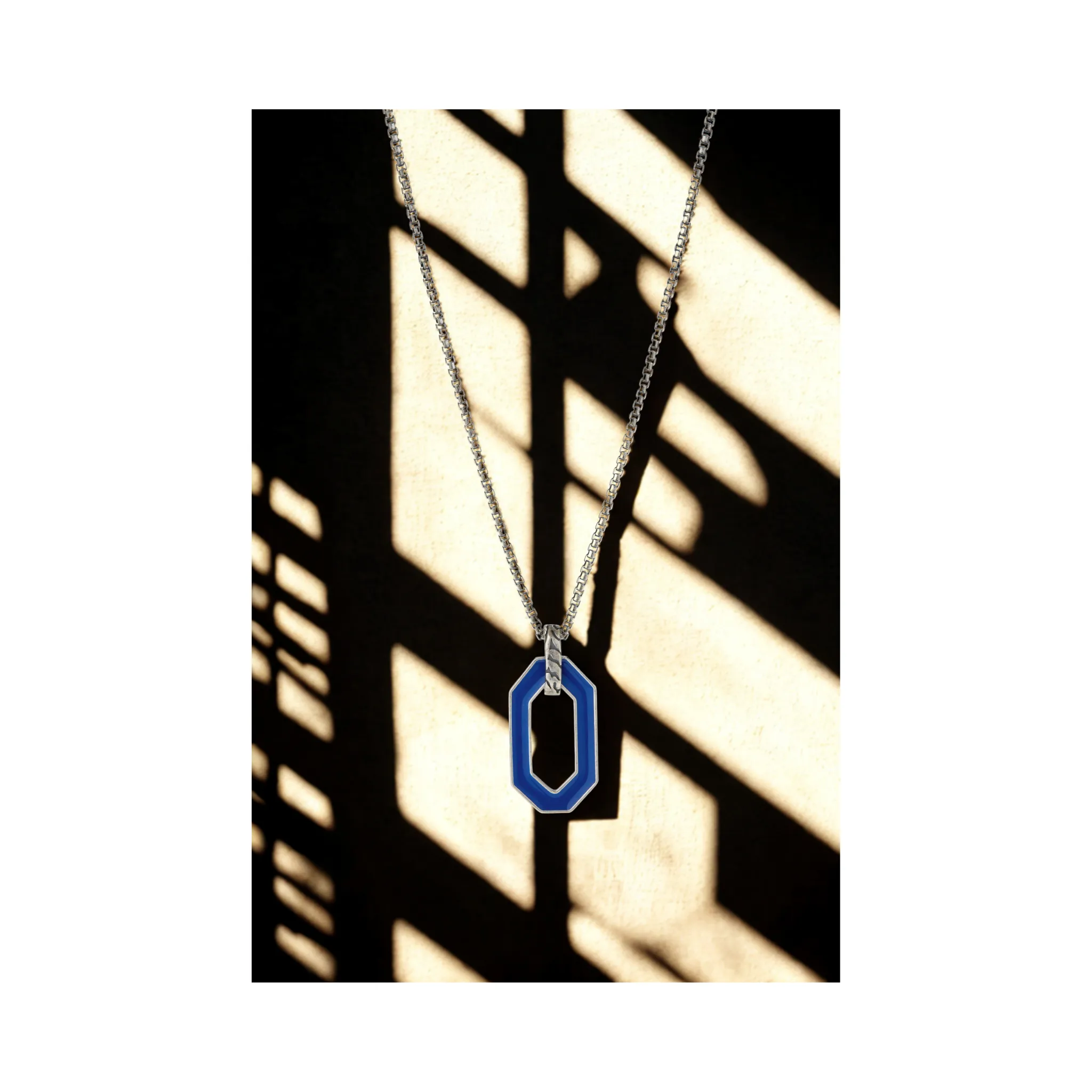 Royal Blue Ovale Necklace sold by Degs & Sal product image thumbnail 2