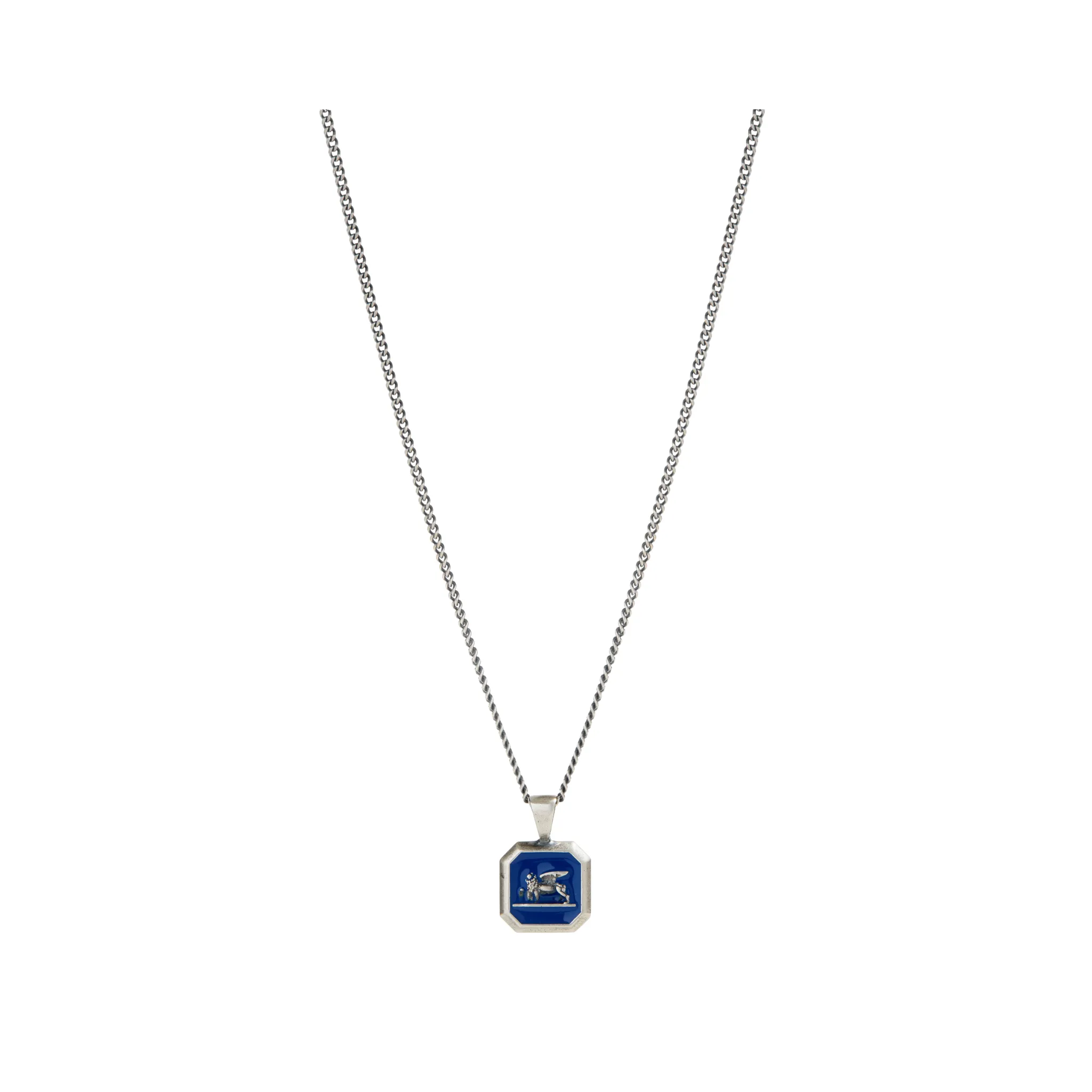 Royal Blue Venetian Lion Pendant Necklace sold by Degs & Sal
