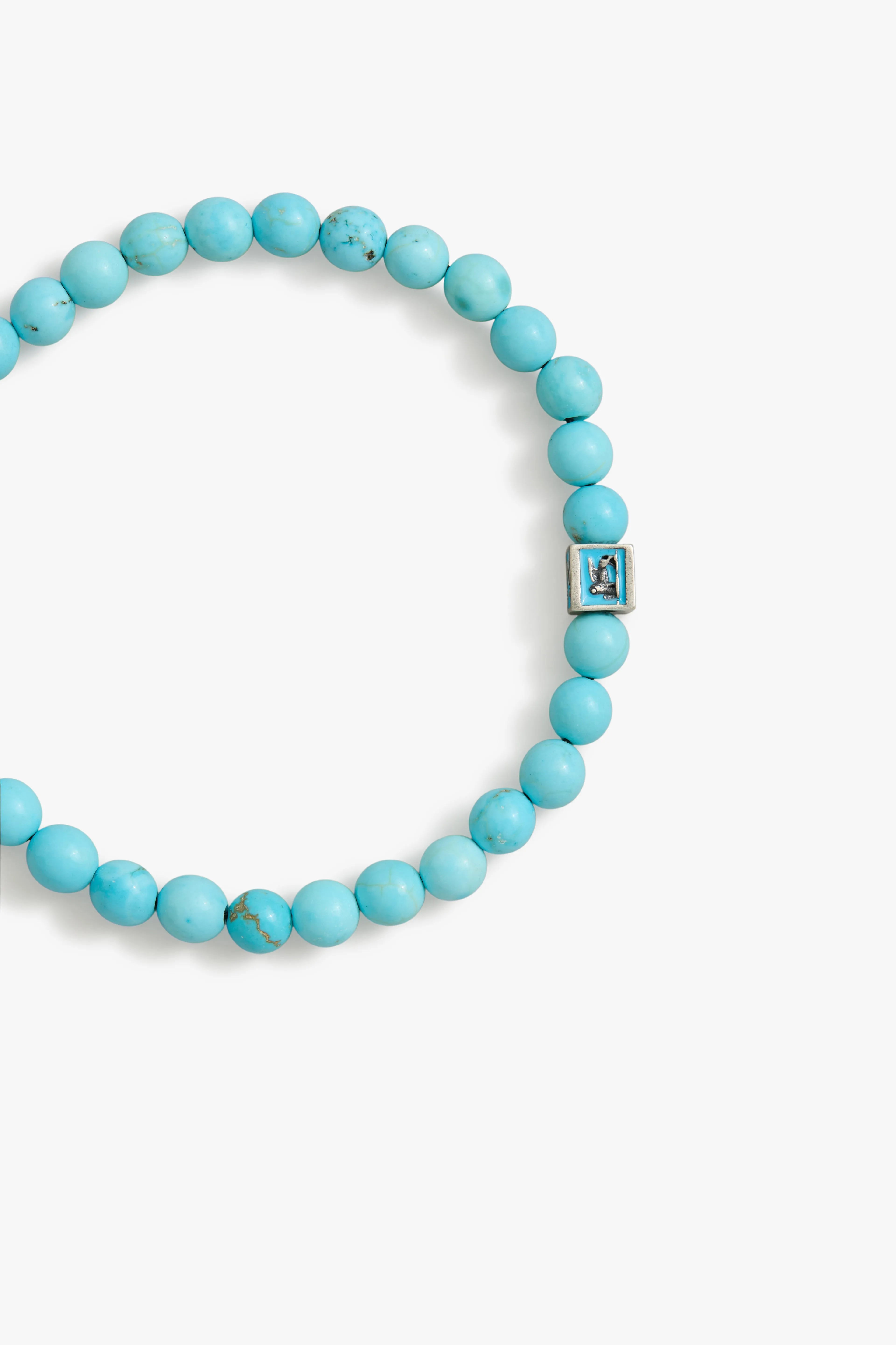 Turquoise Venetian Lion Bracelet with Turquoise Beads sold by Degs & Sal product image thumbnail 3