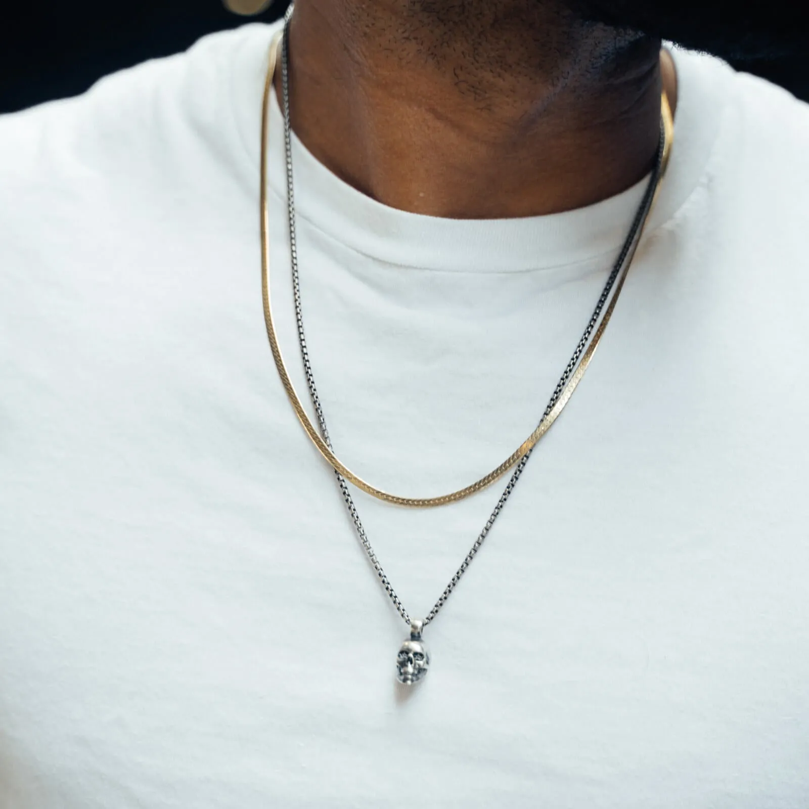 Gold Box Chain Necklace - 18 inch - PRIVATE SALE sold by Degs & Sal product image thumbnail 2