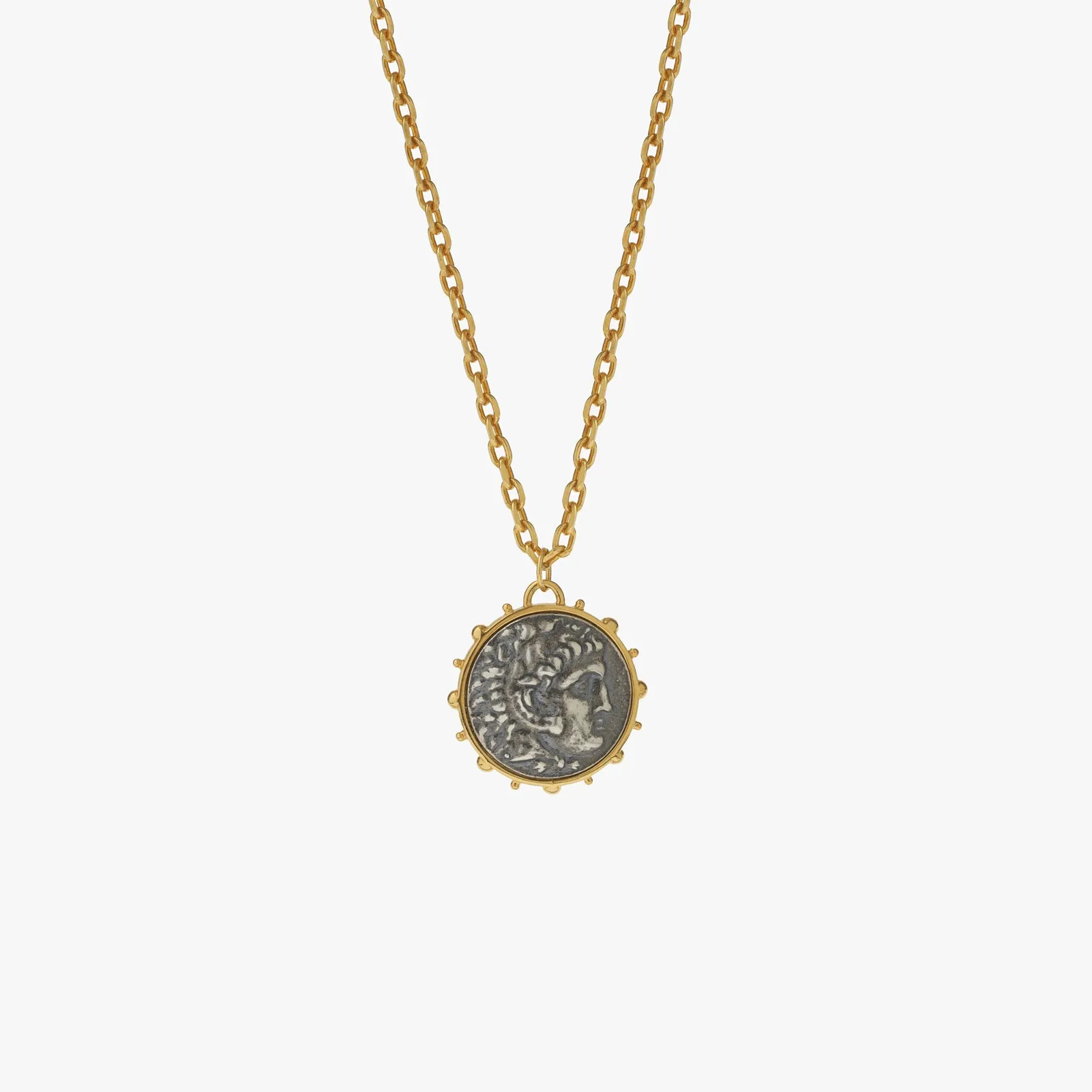 Hercules Coin Pendant Necklace - 24 inch - PRIVATE SALE sold by Degs & Sal