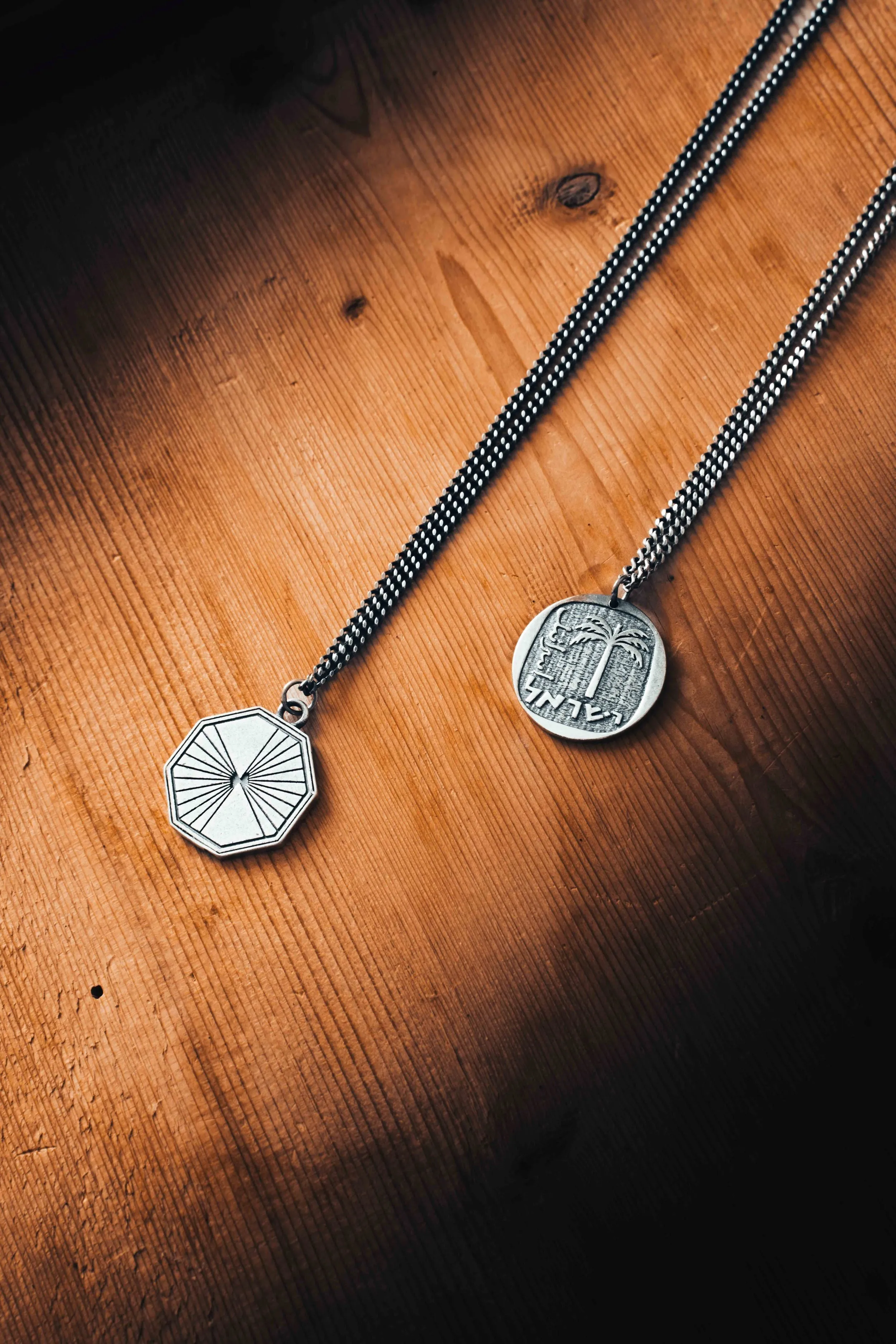 Sterling Silver Israeli Palm Tree Necklace - Pendant and 24 inch - PRIVATE SALE sold by Degs & Sal product image thumbnail 2