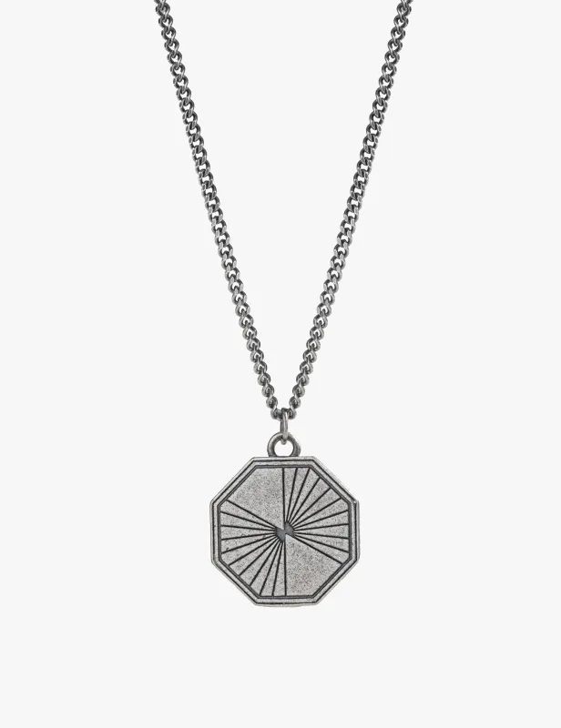 Sterling Silver Octagon Necklace - 24 inch - PRIVATE SALE sold by Degs & Sal
