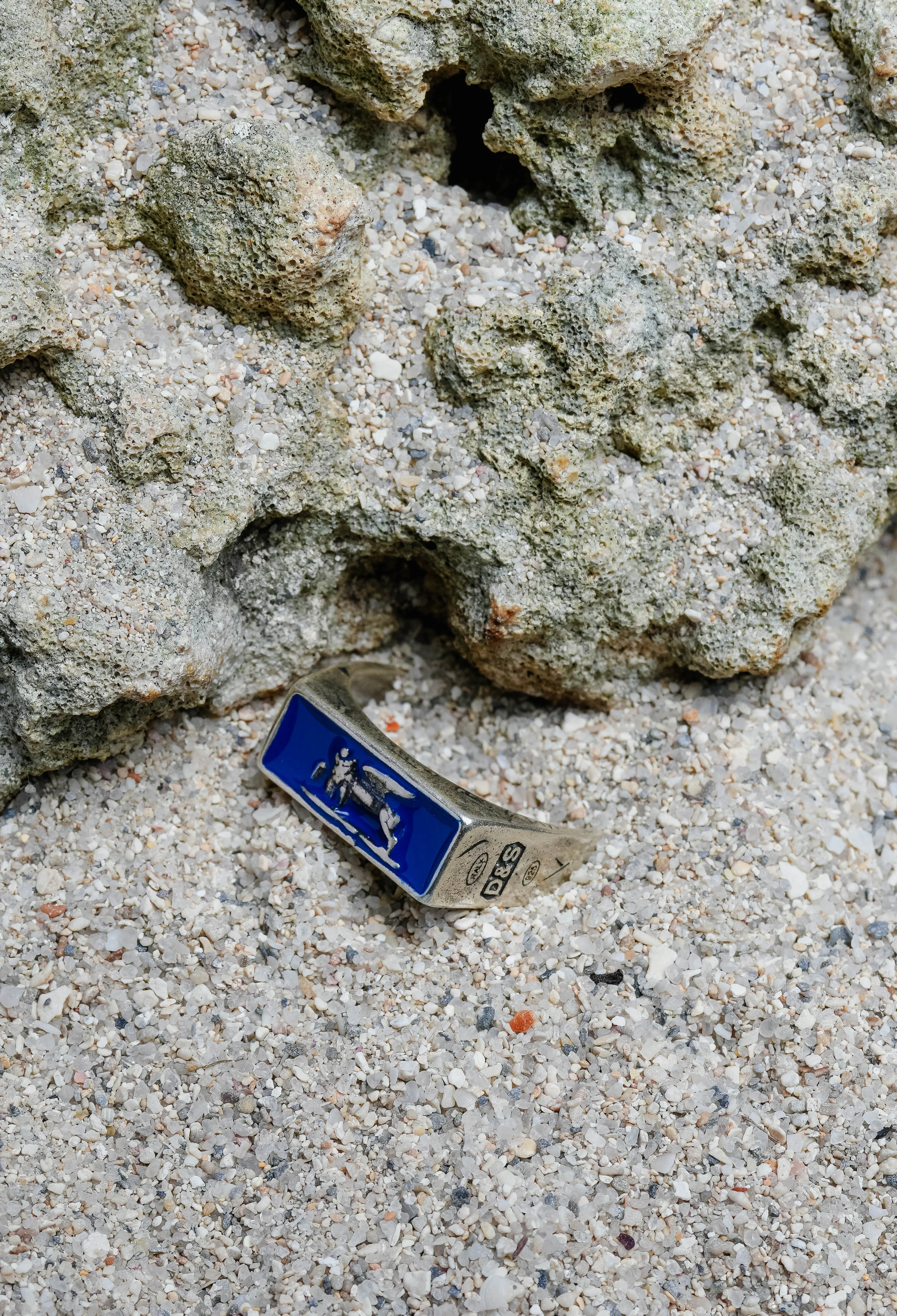 Royal Blue Venetian Lion Ring - PRIVATE SALE sold by Degs & Sal product image thumbnail 2