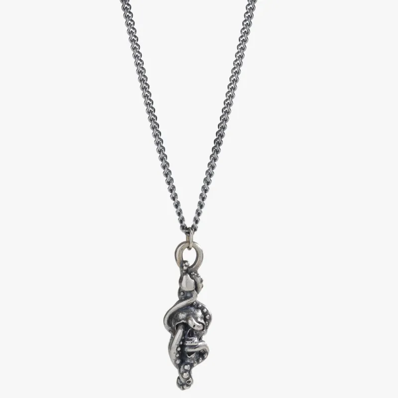 Sterling Silver Octopus Necklace - 24 inch - PRIVATE SALE sold by Degs & Sal
