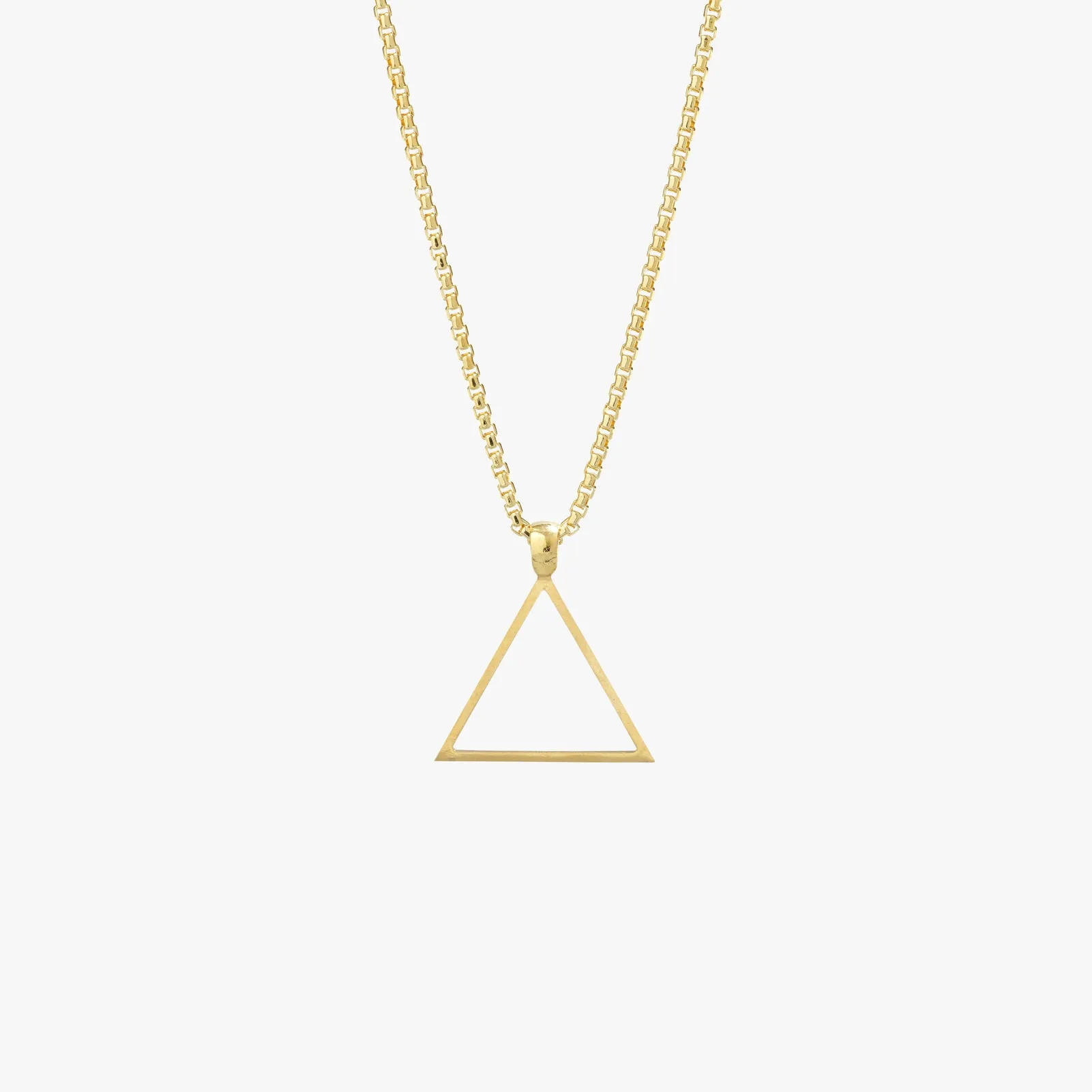 Gold Triangle Necklace - Pendant Only - PRIVATE SALE sold by Degs & Sal