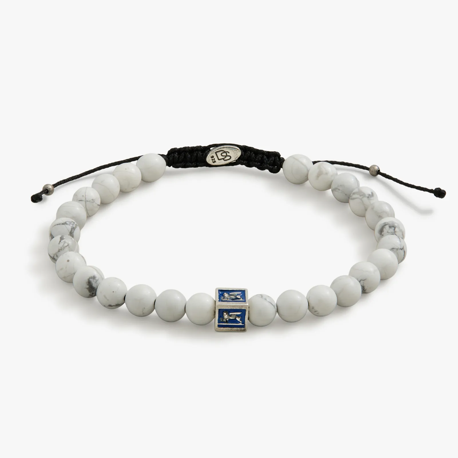 Royal Blue Venetian Lion Bracelet with Howlite Beads - PRIVATE SALE sold by Degs & Sal