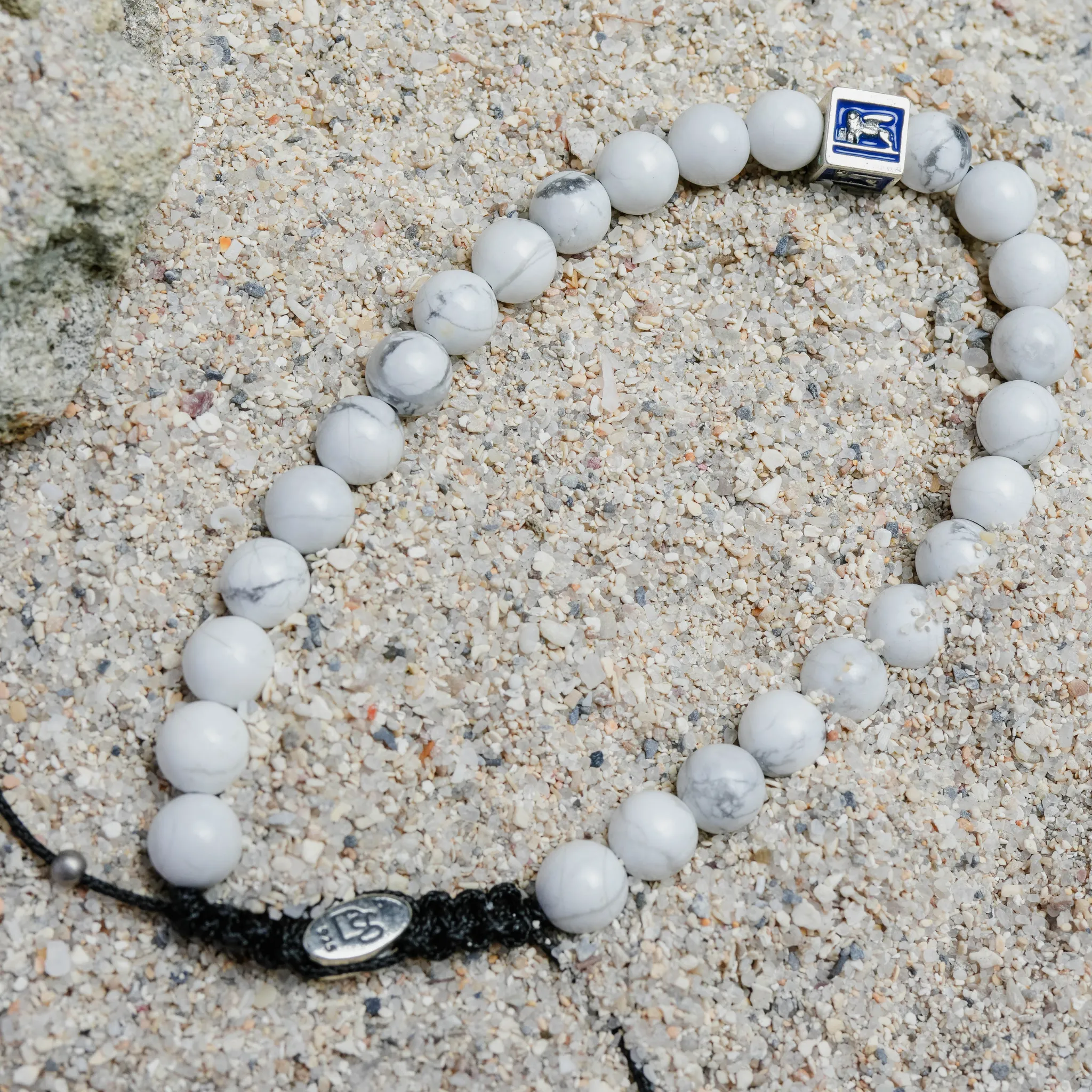Royal Blue Venetian Lion Bracelet with Howlite Beads - PRIVATE SALE sold by Degs & Sal product image thumbnail 2