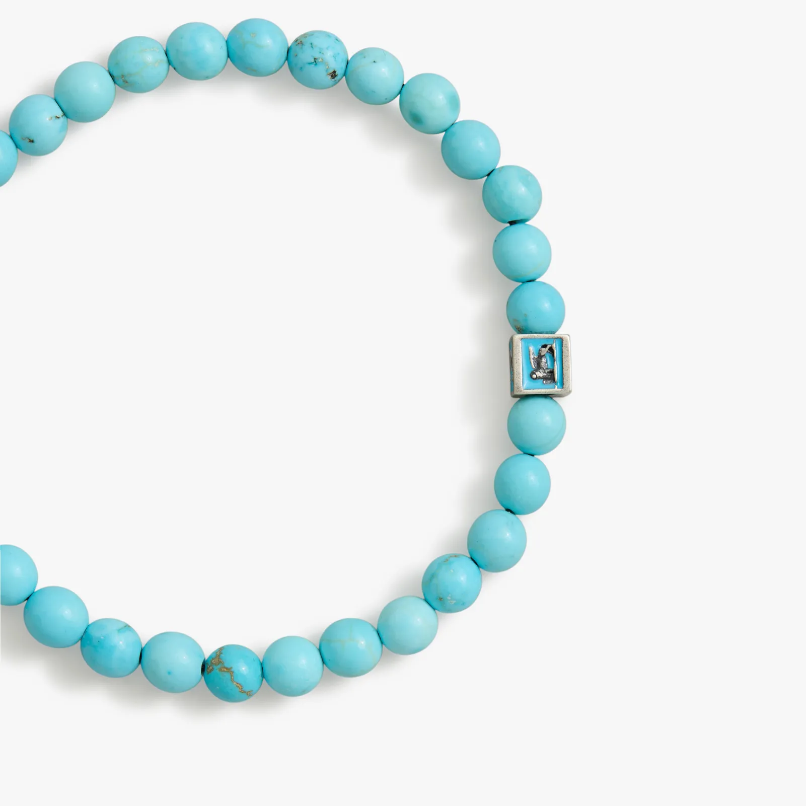 Turquoise Venetian Lion Bracelet with Turquoise Beads - PRIVATE SALE sold by Degs & Sal product image thumbnail 3