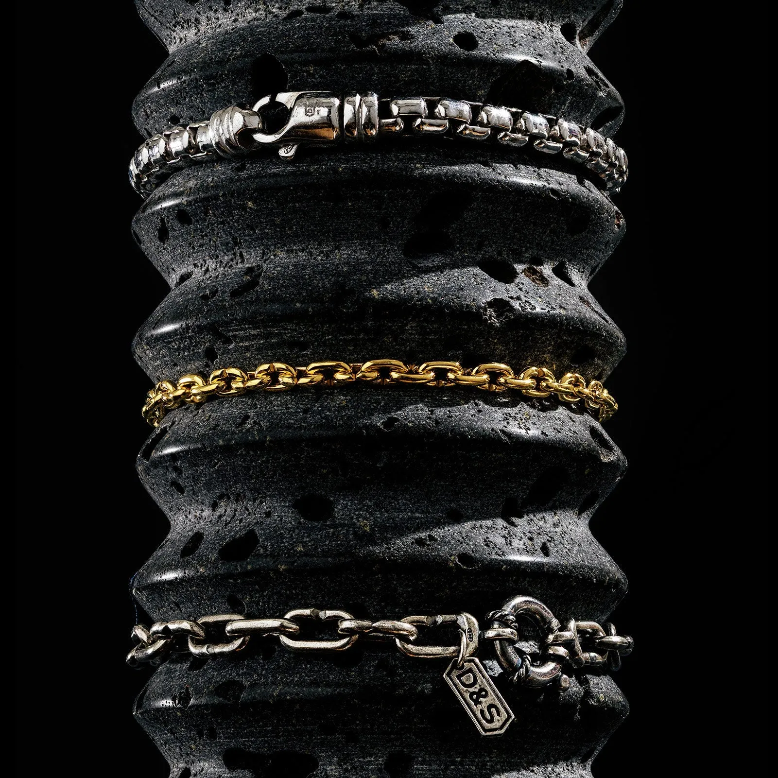 Sterling Silver Round Box Chain Bracelet - Size Small - Private Sale sold by Degs & Sal product image thumbnail 4