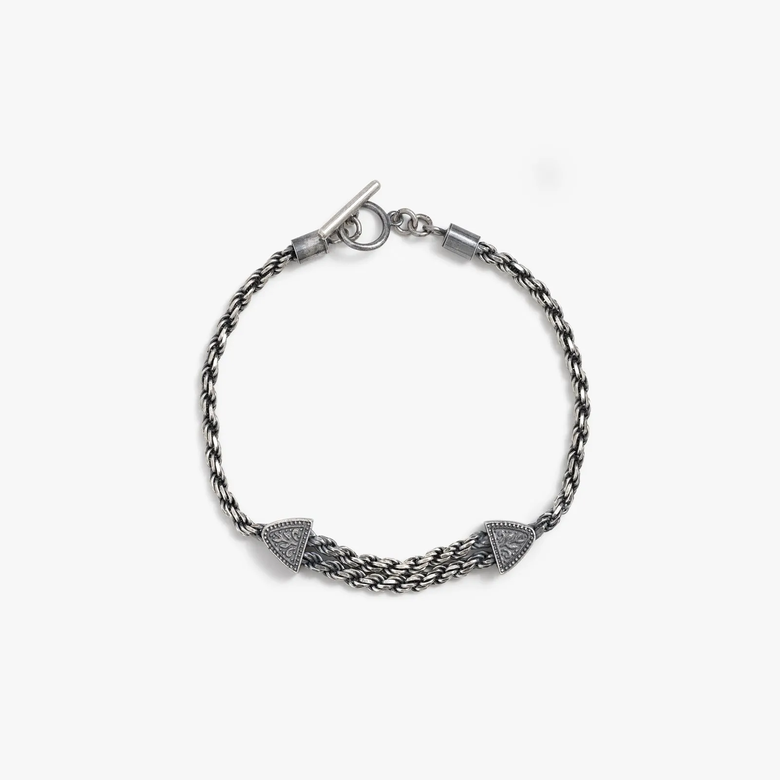 Sterling Silver Antique Rope Bracelet - Private Sale sold by Degs & Sal product image thumbnail 3