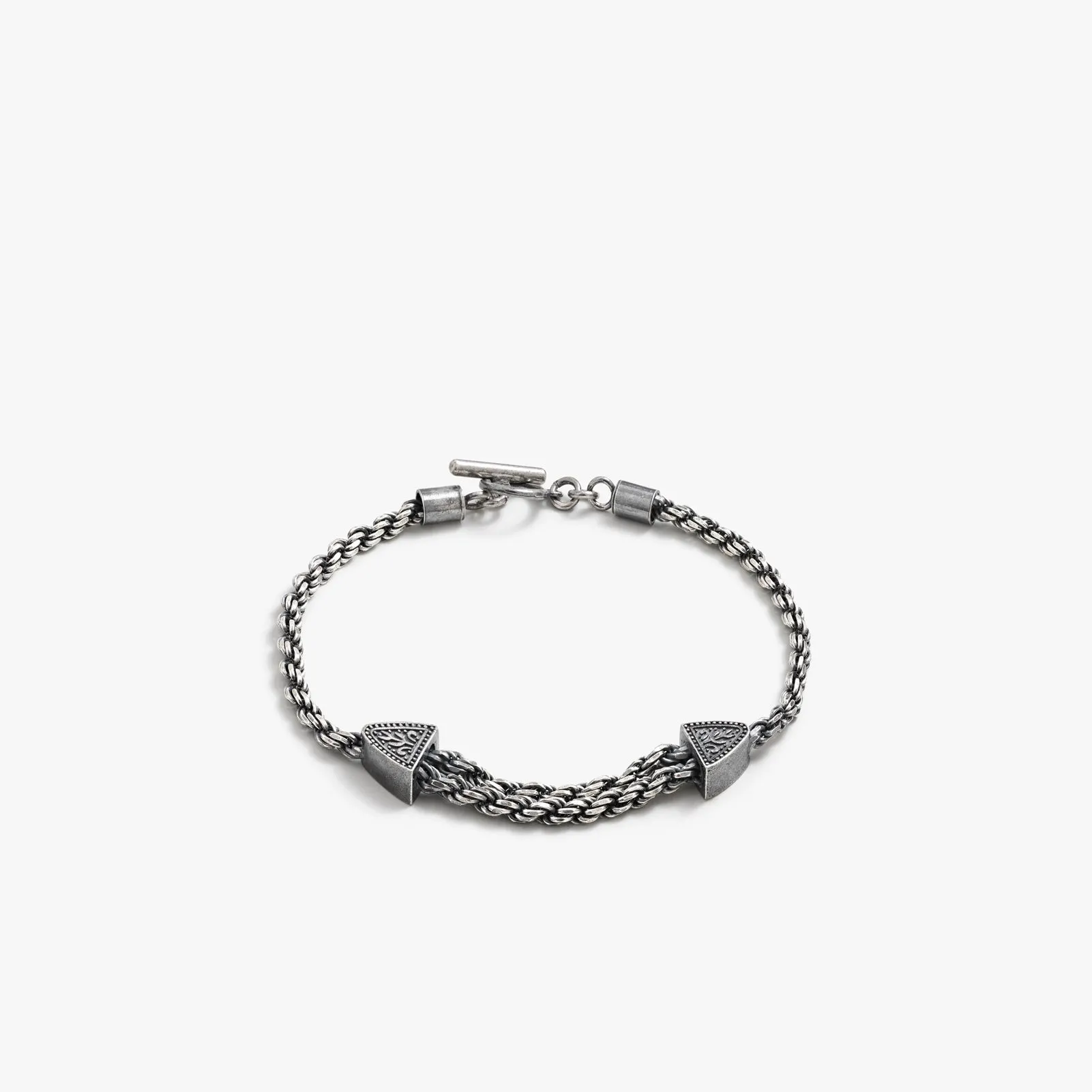 Sterling Silver Antique Rope Bracelet - Private Sale sold by Degs & Sal