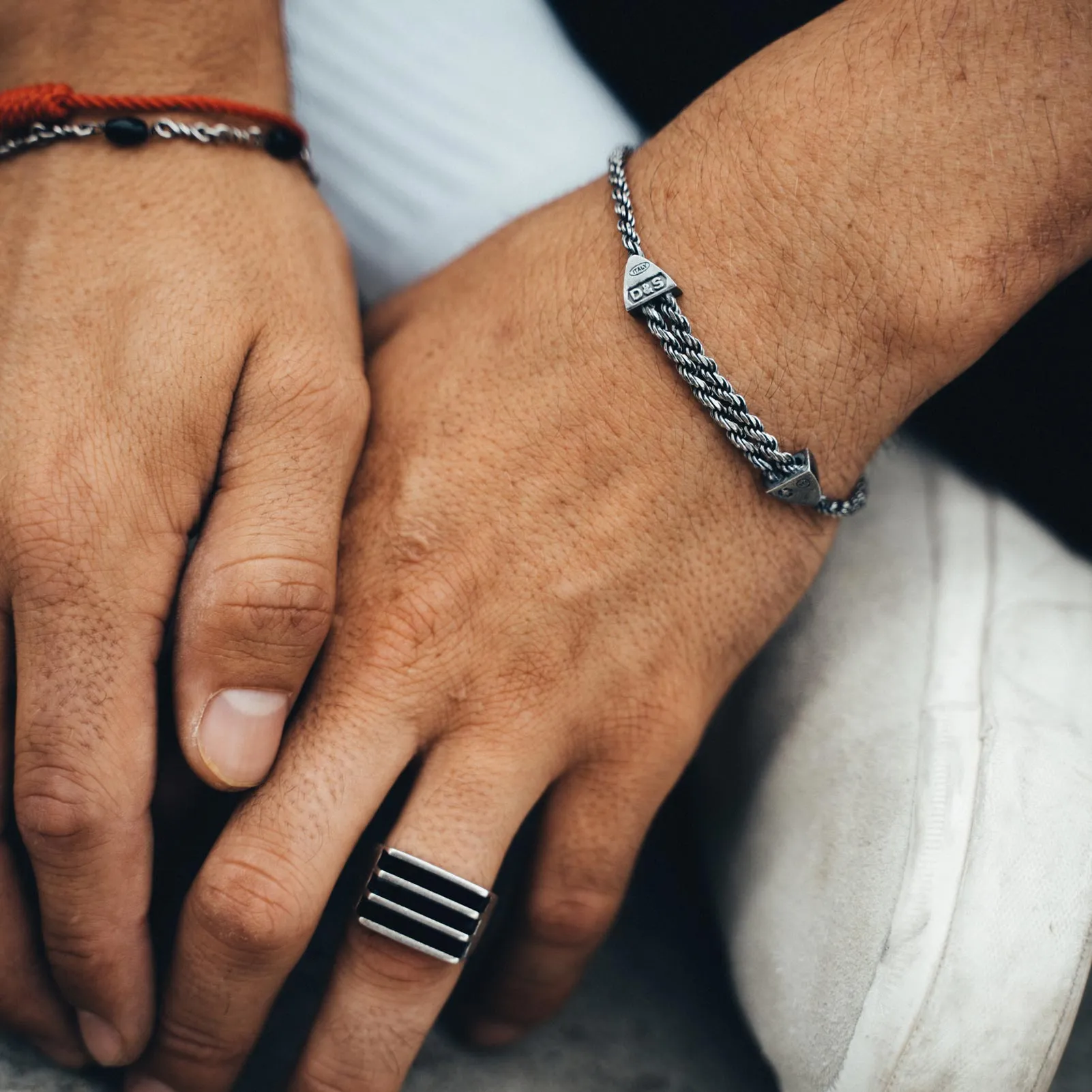 Sterling Silver Antique Rope Bracelet - Private Sale sold by Degs & Sal product image thumbnail 2