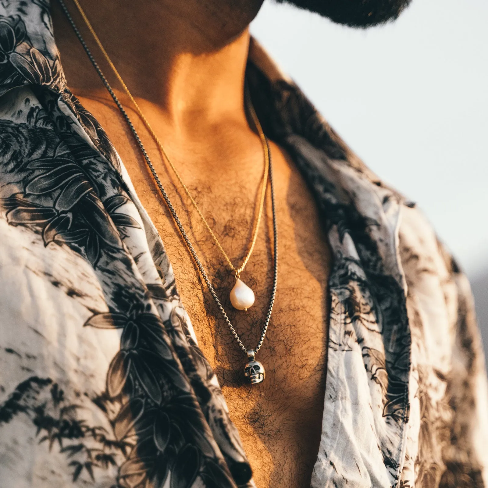 Sterling Silver Skull Necklace - BOGO sold by Degs & Sal product image thumbnail 2