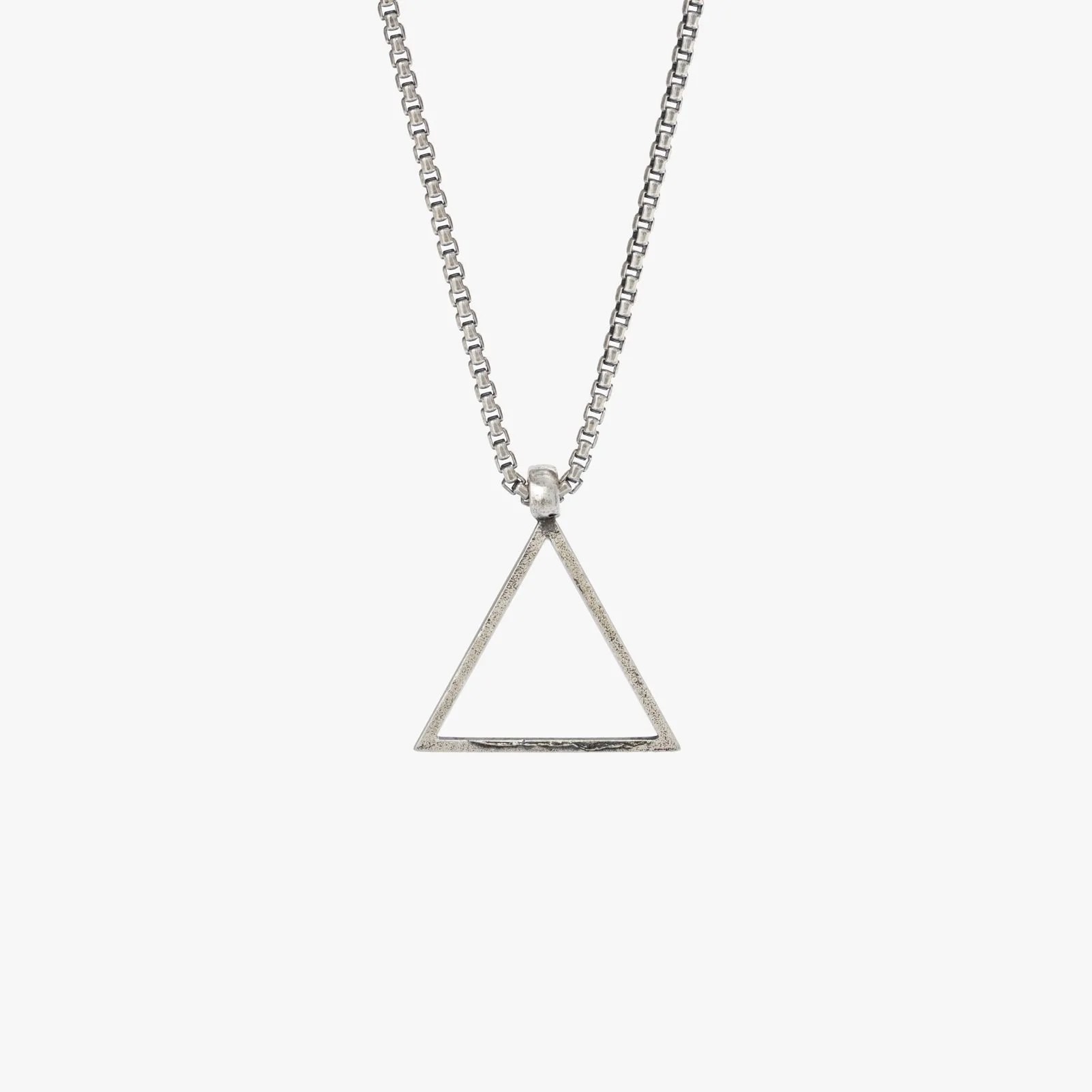 Sterling Silver Triangle Necklace - BOGO sold by Degs & Sal product image thumbnail 3