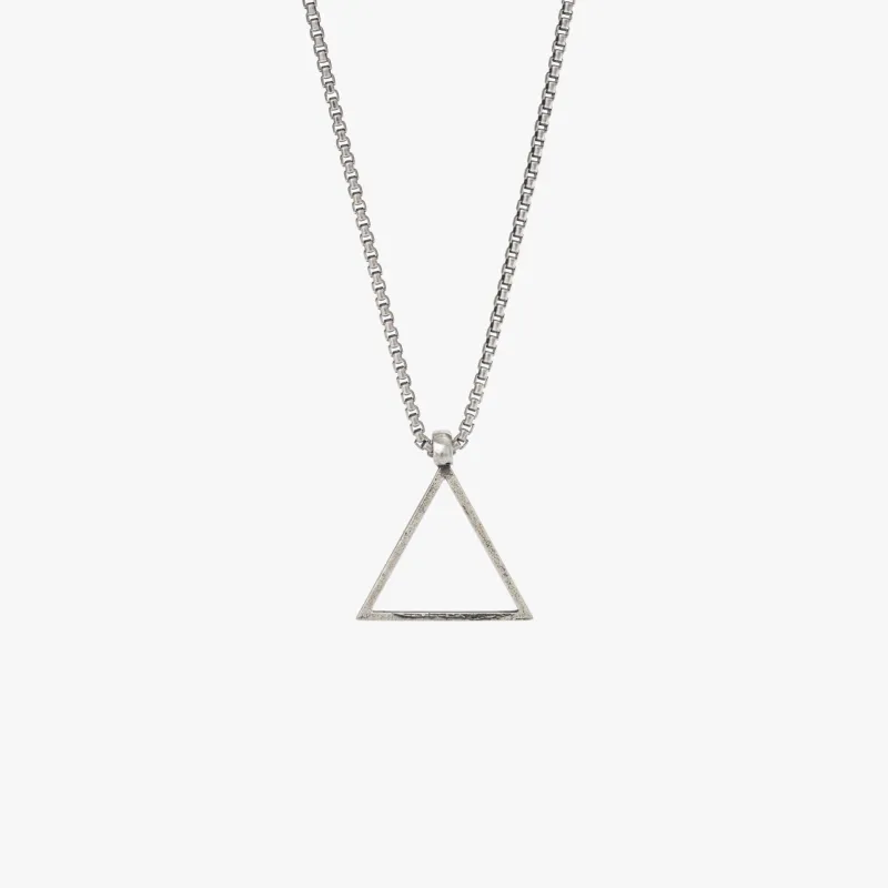 Sterling Silver Triangle Necklace - BOGO made by Degs & Sal