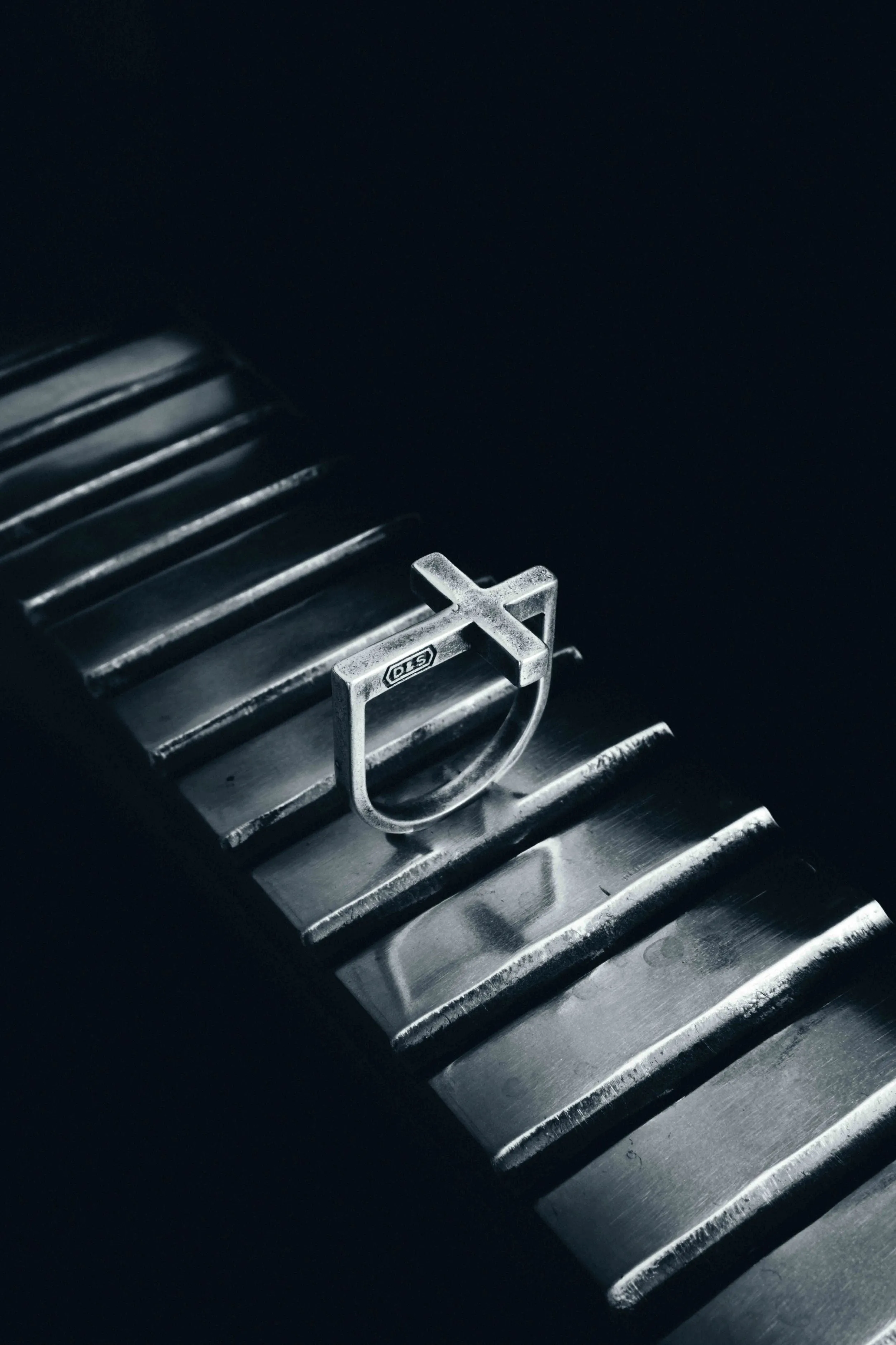Sterling Silver Horizontal Cross Ring - BOGO sold by Degs & Sal product image thumbnail 2