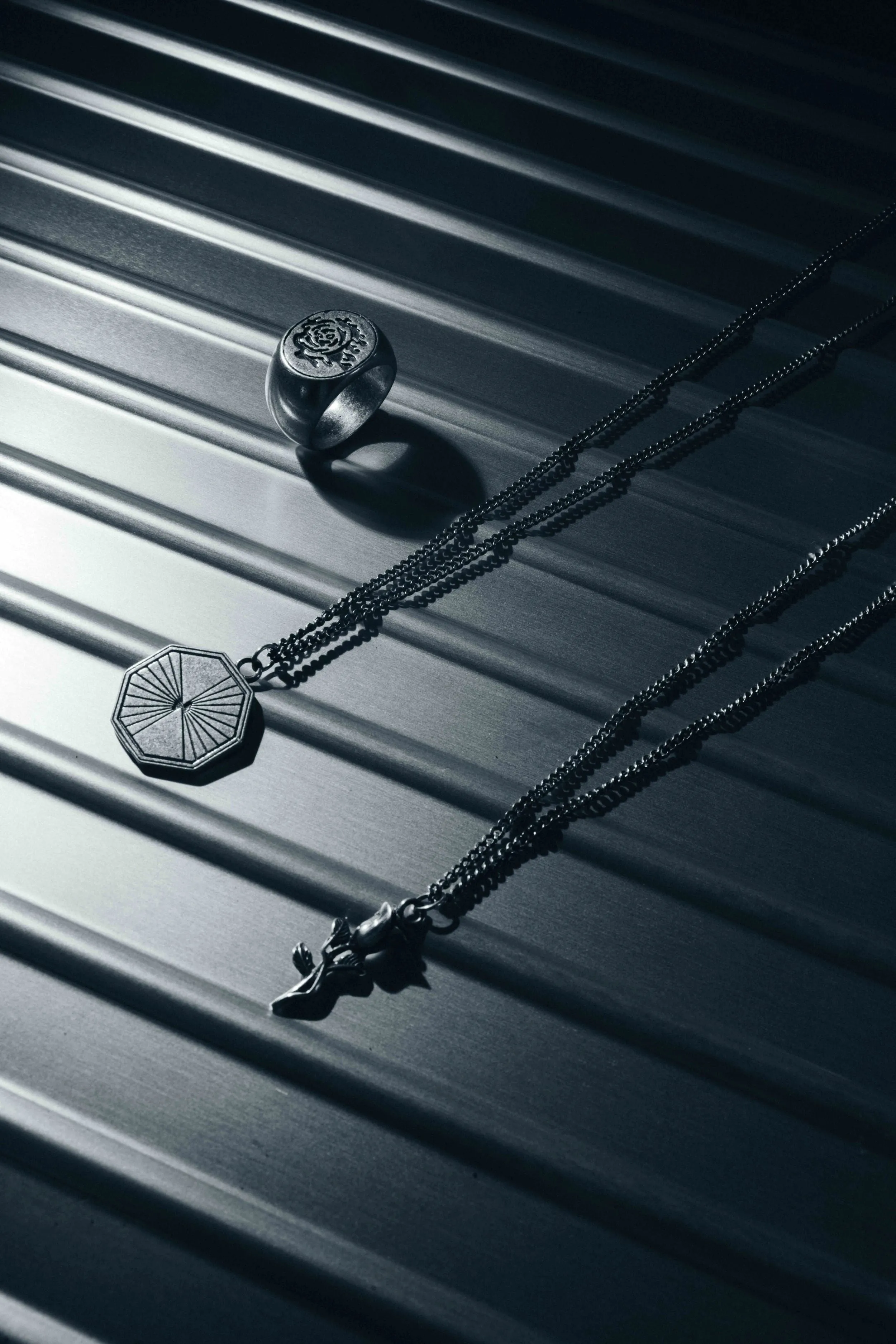 Sterling Silver Rose Signet Ring - BOGO sold by Degs & Sal product image thumbnail 5