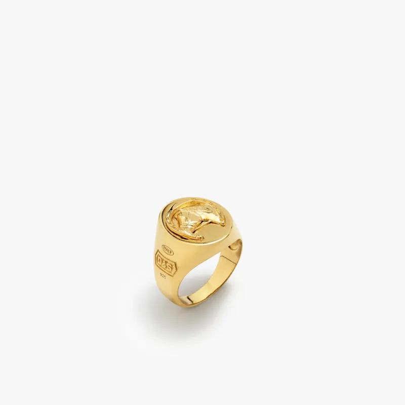 Gold Lucky Horseshoe Ring - BOGO made by Degs & Sal