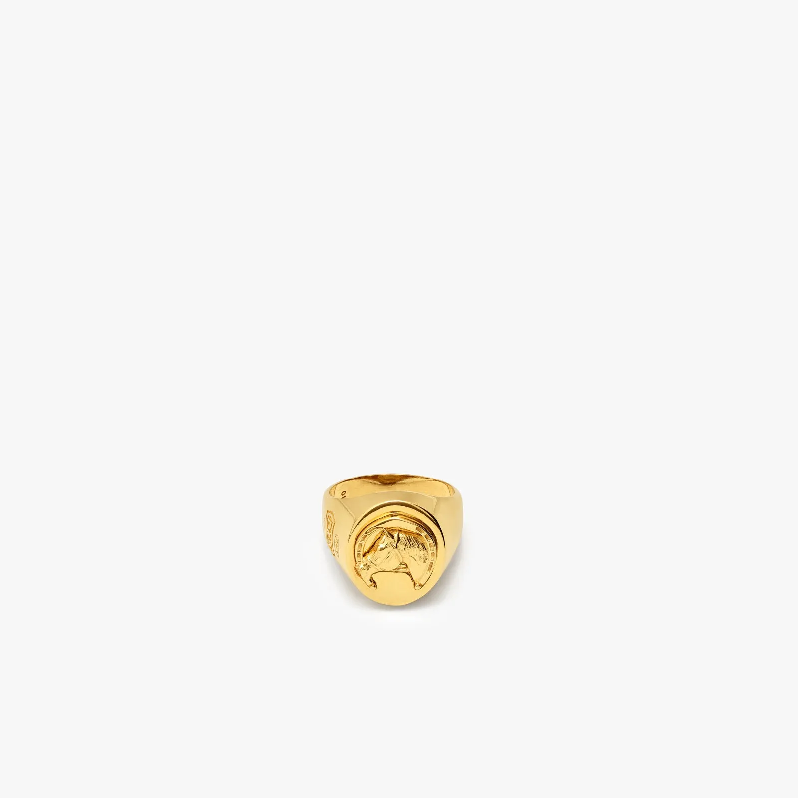 Gold Lucky Horseshoe Ring - BOGO sold by Degs & Sal product image thumbnail 4