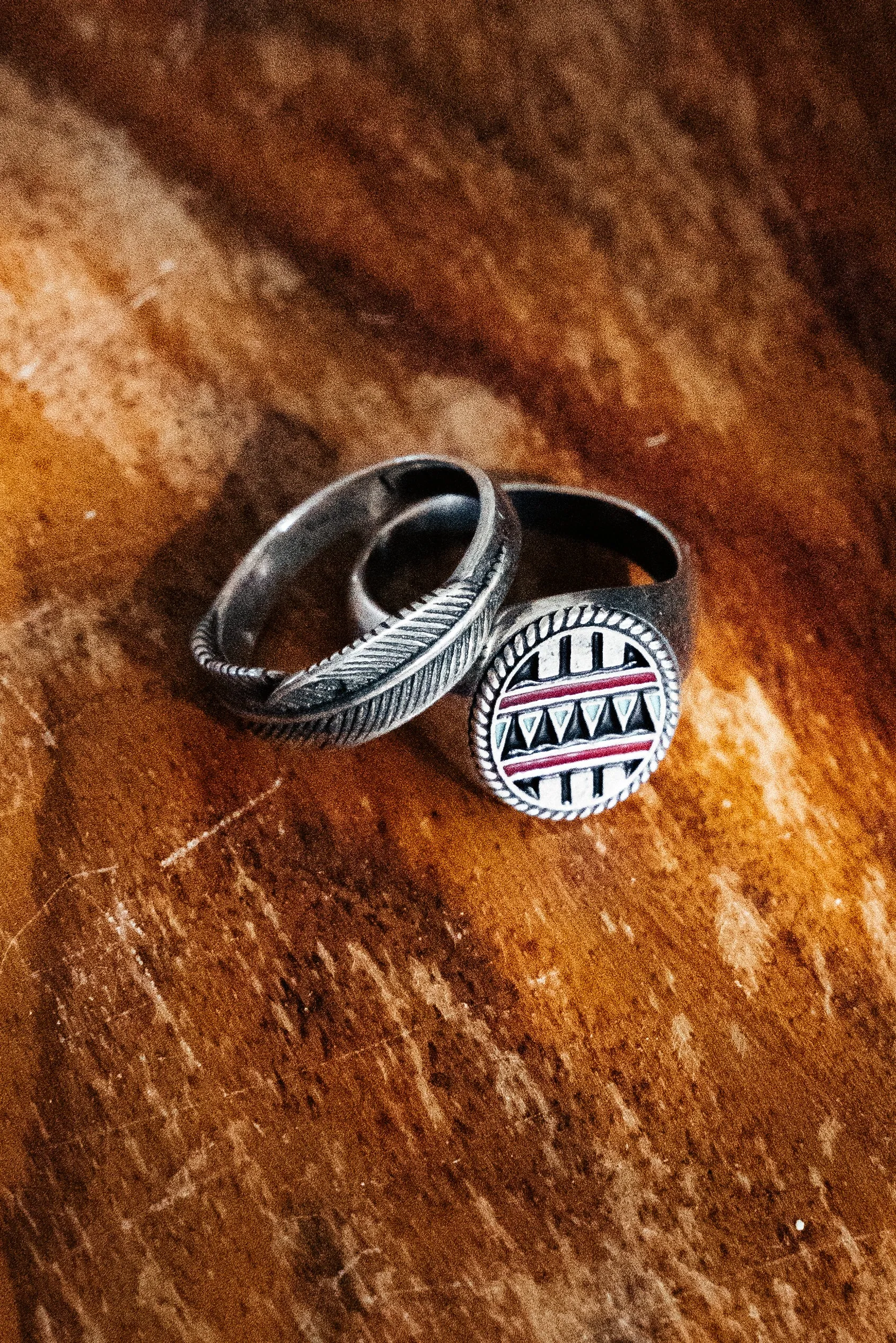 Sterling Silver Feather Ring - BOGO sold by Degs & Sal product image thumbnail 3