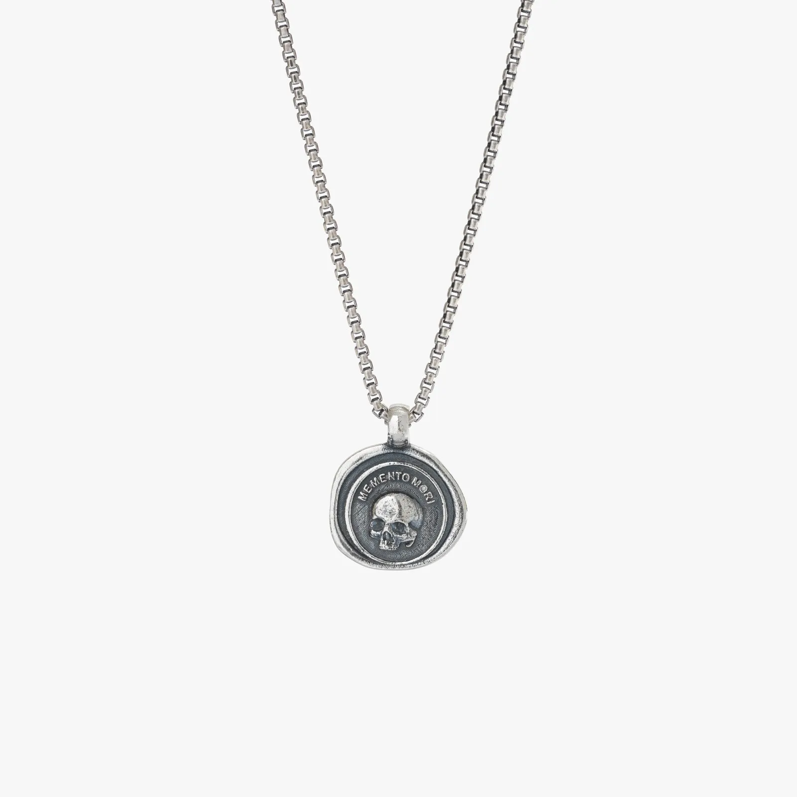 Sterling Silver Memento Mori Necklace - BOGO sold by Degs & Sal