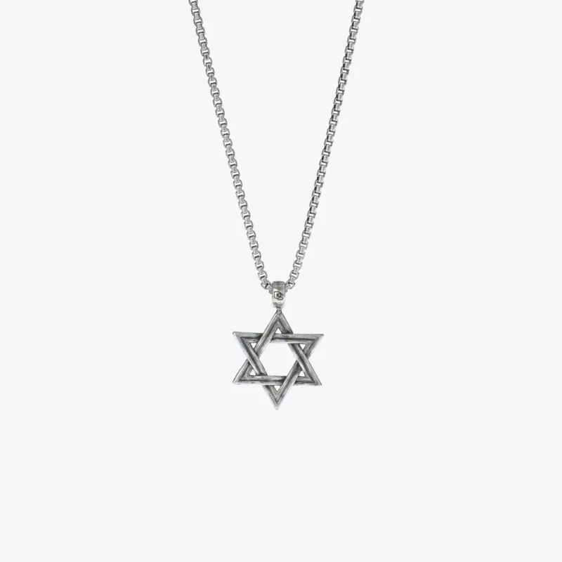 Sterling Silver Star Of David Necklace - BOGO made by Degs & Sal