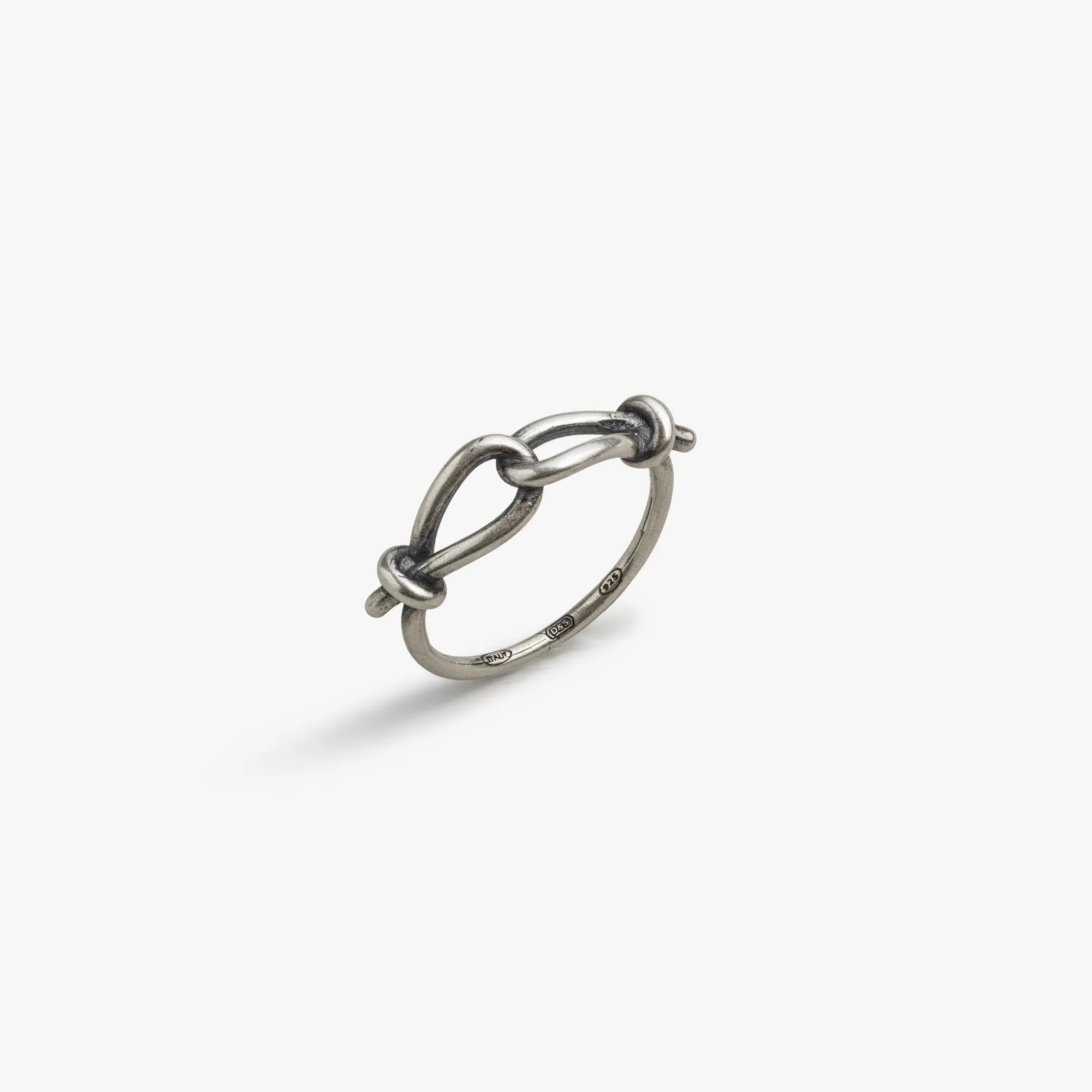 Silver Interlock Ring sold by Degs & Sal