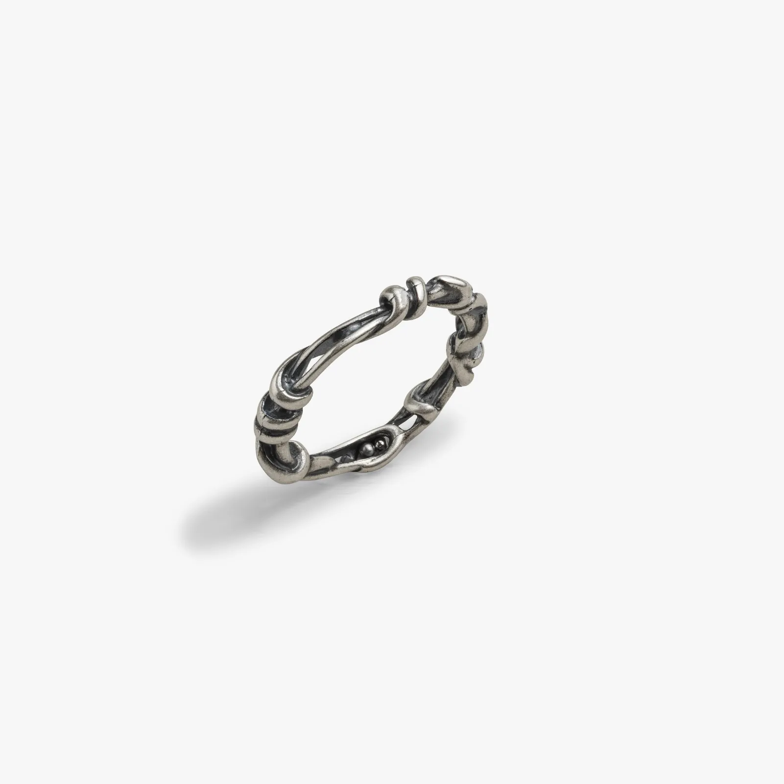 Silver Twisted Wire Ring sold by Degs & Sal