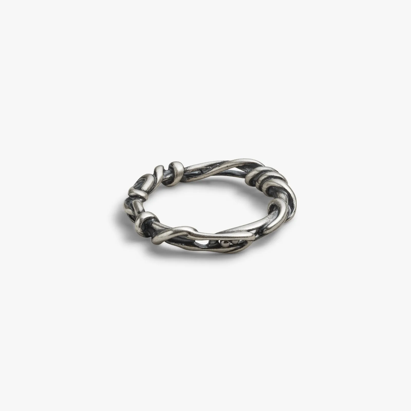 Silver Twisted Wire Ring sold by Degs & Sal product image thumbnail 3