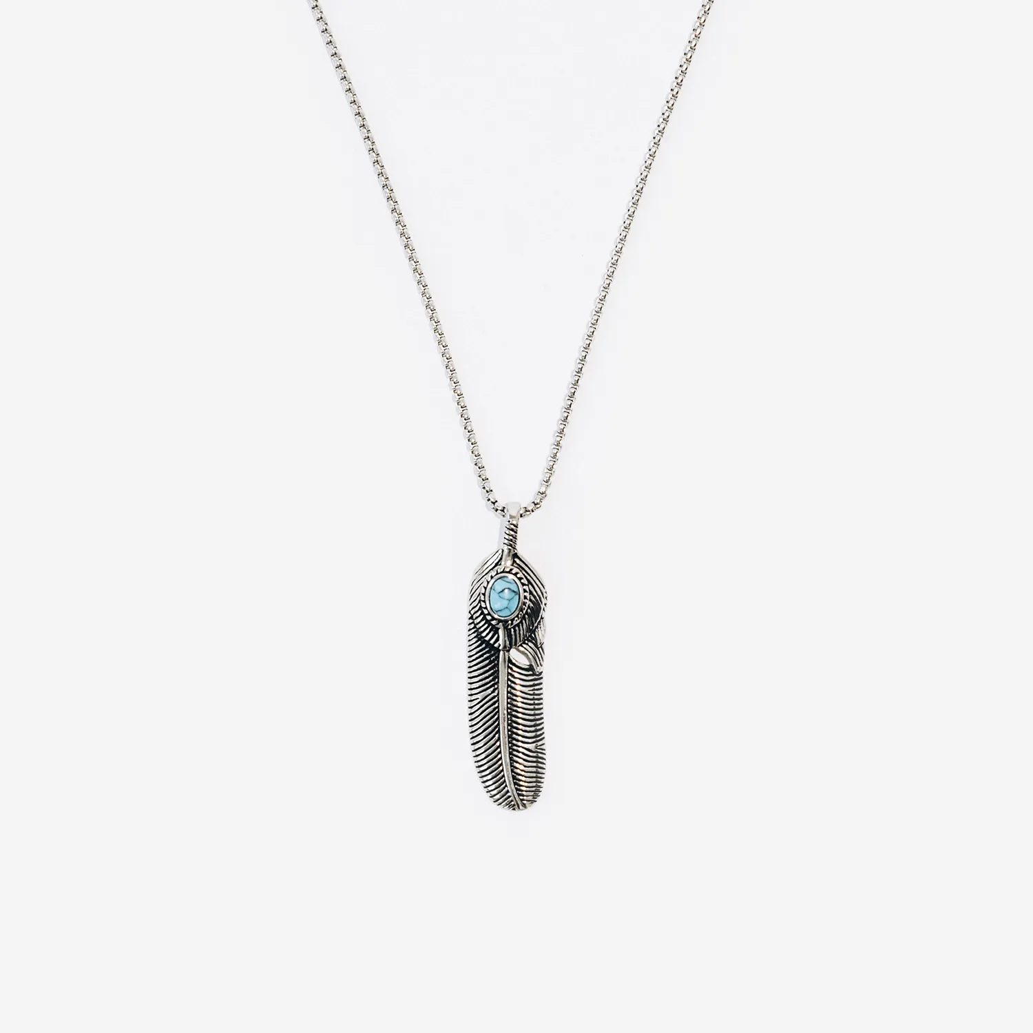 Turquoise Quill Necklace sold by Degs & Sal