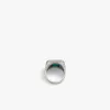 Sterling Silver Vintage Turquoise Signet Ring sold by Degs & Sal