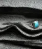 Sterling Silver Vintage Turquoise Signet Ring sold by Degs & Sal