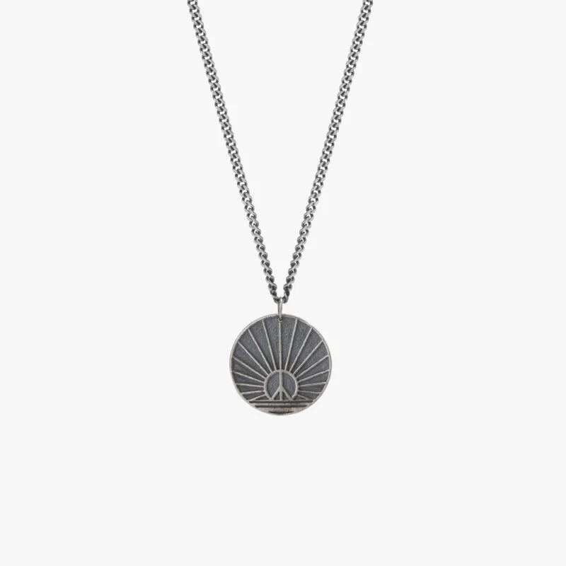 Sterling Silver Peace Necklace sold by Degs & Sal