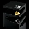 Sterling Silver Elements Ring with Black Onyx sold by Degs & Sal