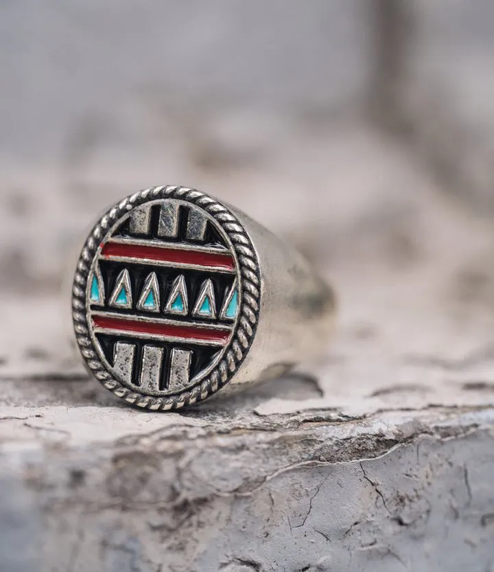 Sterling Silver Tribal Ring sold by Degs & Sal product image thumbnail 4