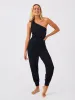 Exhale Cuffed Yoga Pant - Black sold by Dharma Bums