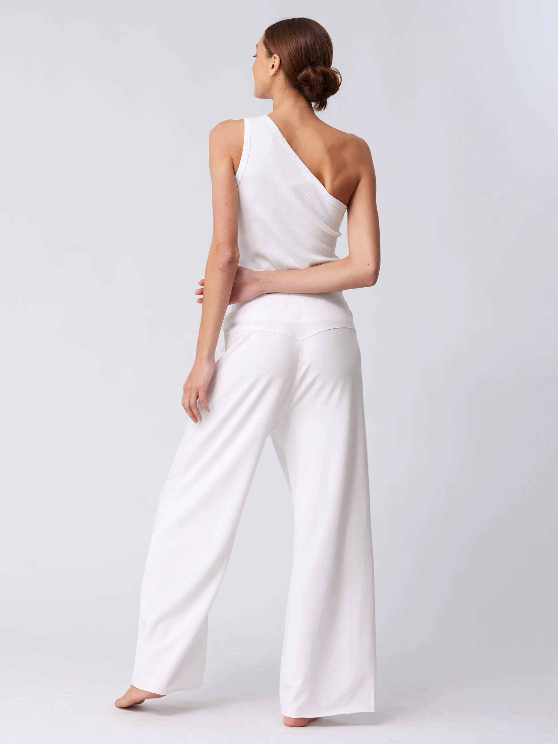 French Terry Yin Sweat Pant - White sold by Dharma Bums product image thumbnail 5