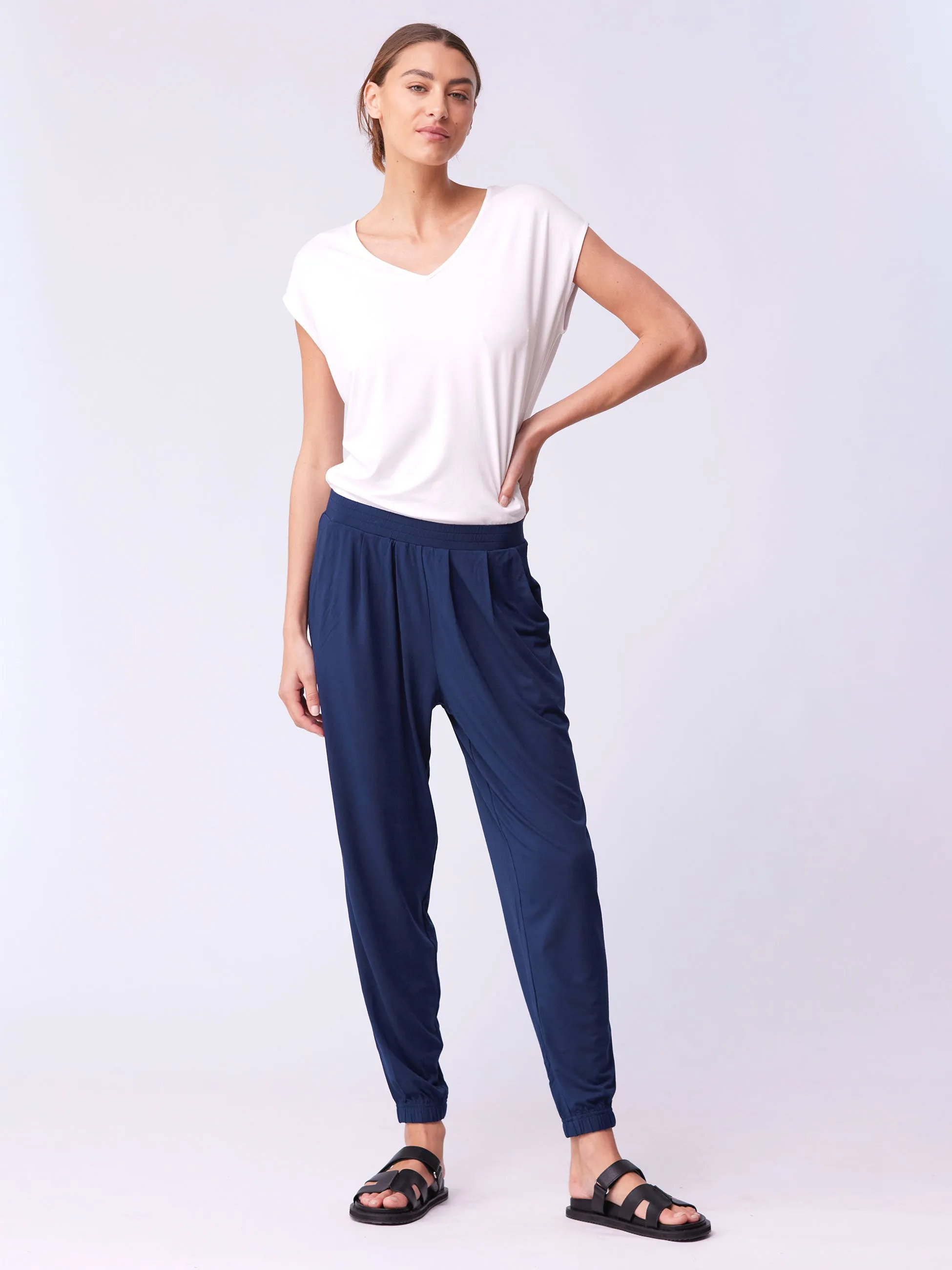 Peg Pant - Navy sold by Dharma Bums product image thumbnail 2