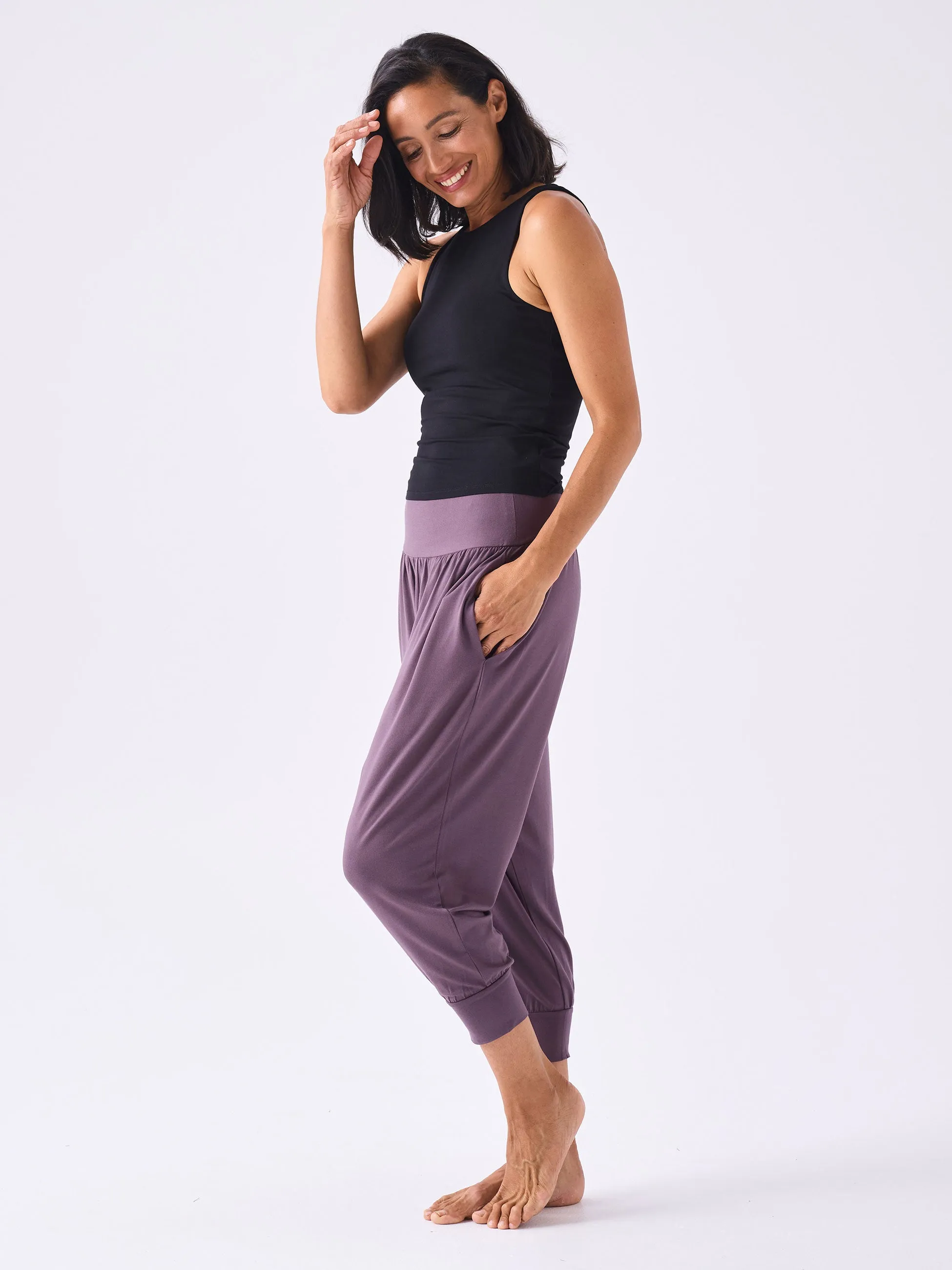 Nomad Modal 7/8 Relax Pant - Purple Haze sold by Dharma Bums