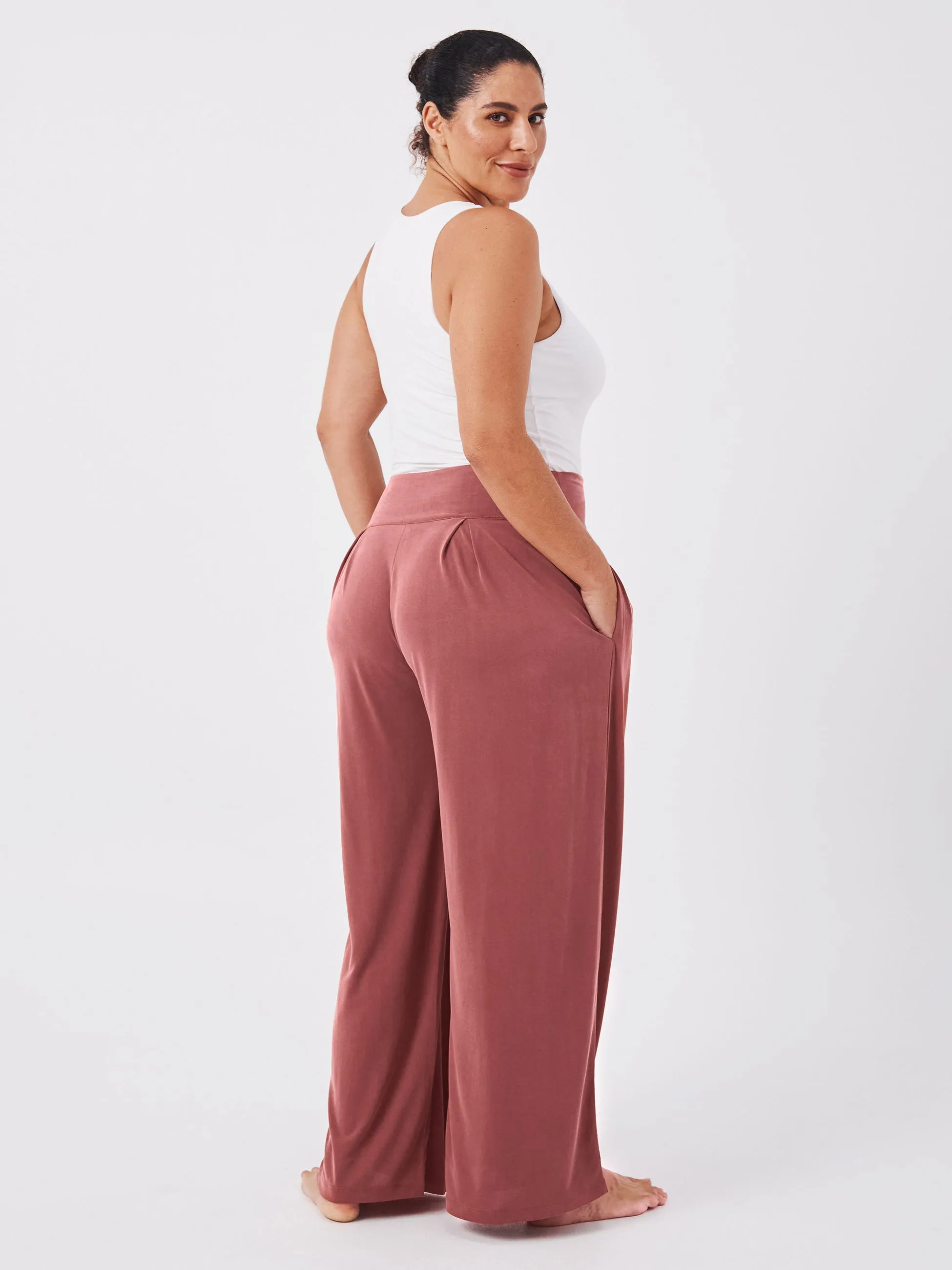 Cupro Bali Pant - Rust sold by Dharma Bums product image thumbnail 4