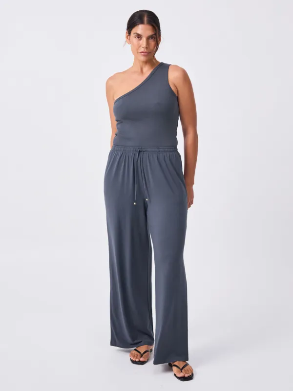 Traveller Drawcord Pant - Charcoal sold by Dharma Bums