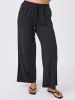 Traveller Drawcord Pant - Black sold by Dharma Bums
