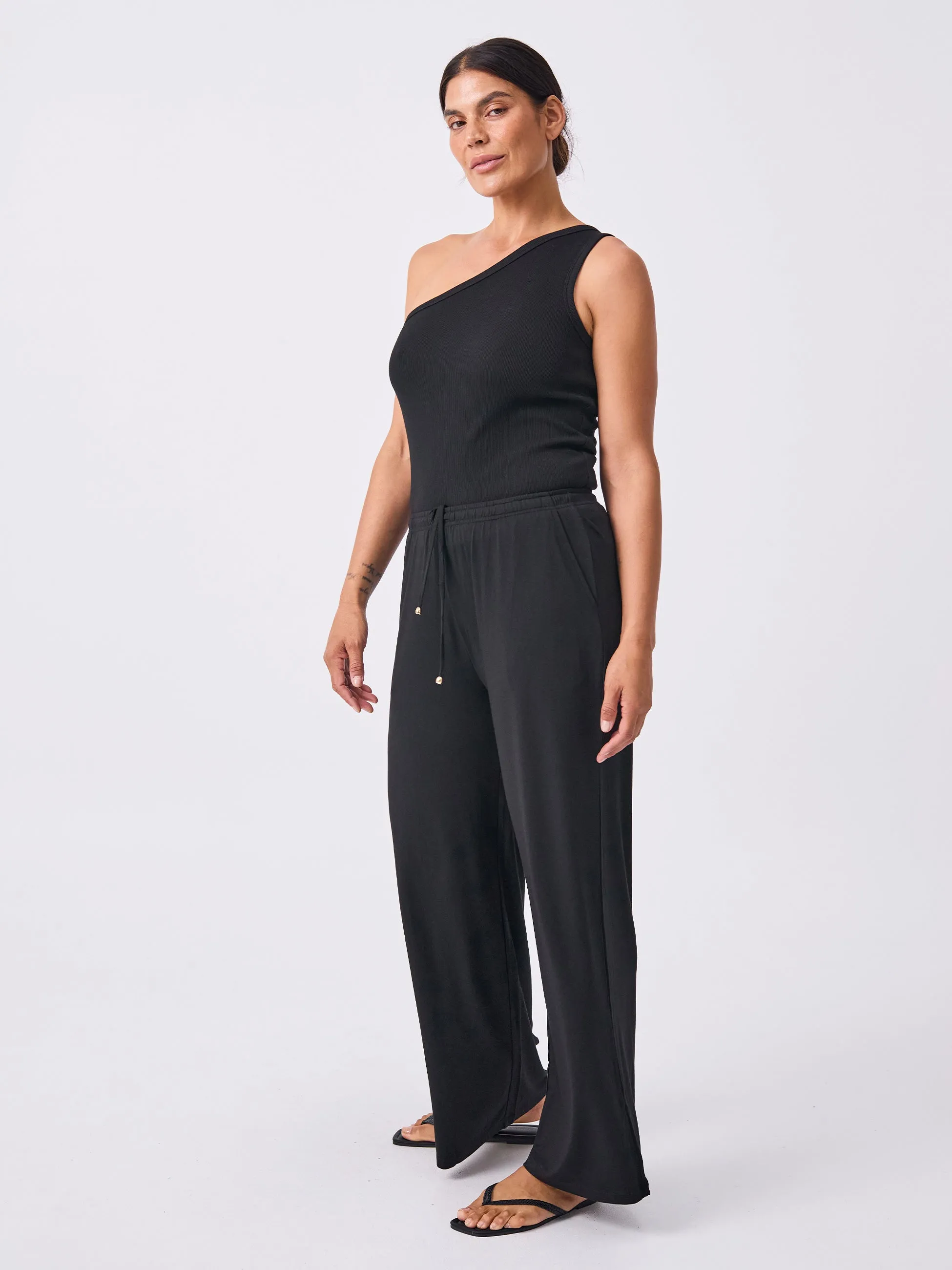 Traveller Drawcord Pant - Black sold by Dharma Bums product image thumbnail 3