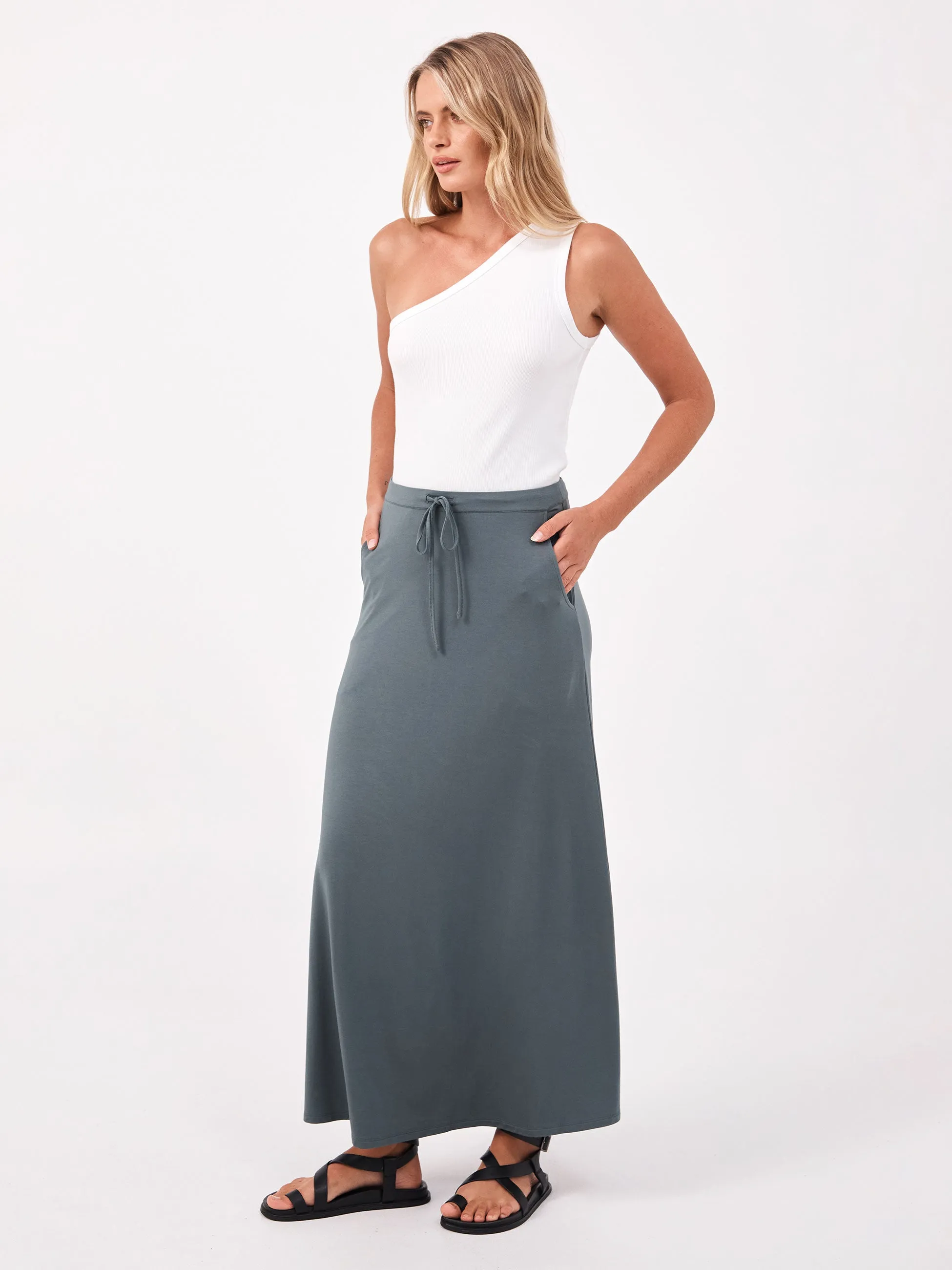 Ultimate Maxi Skirt - Sage sold by Dharma Bums
