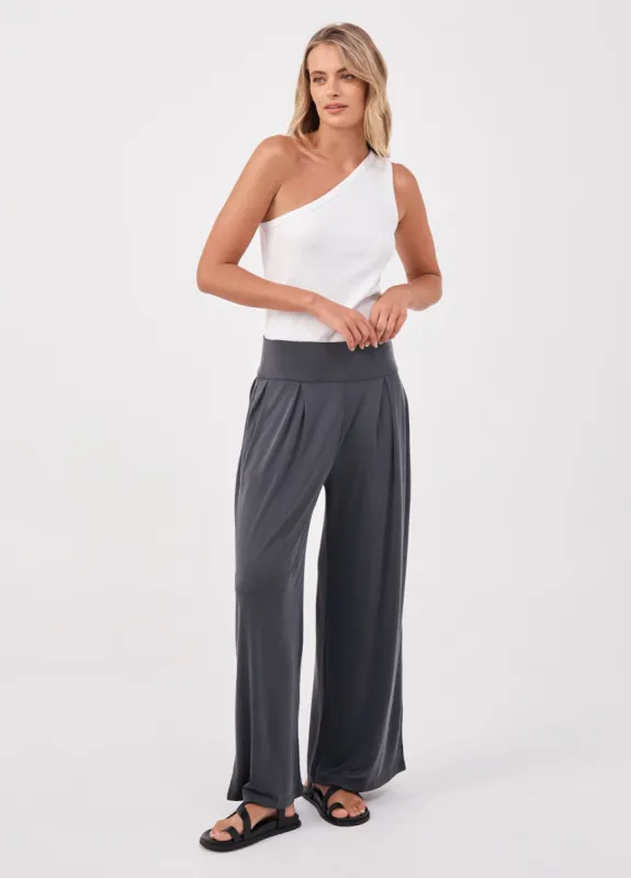 Cupro Bali Pant - Storm sold by Dharma Bums