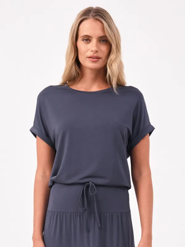 The Classic Tee - Charcoal sold by Dharma Bums